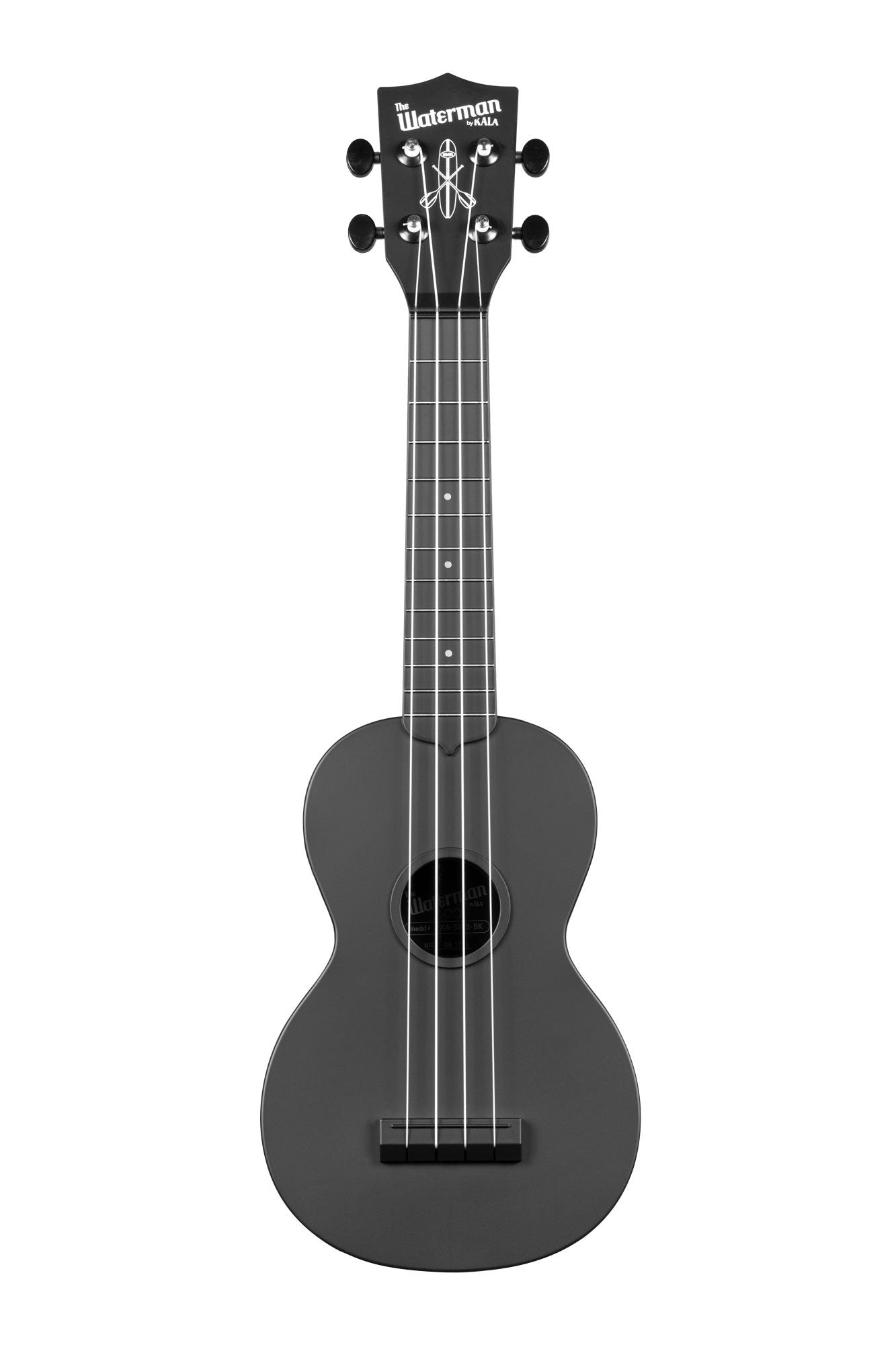 KALA Waterman Black Soprano Ukulele