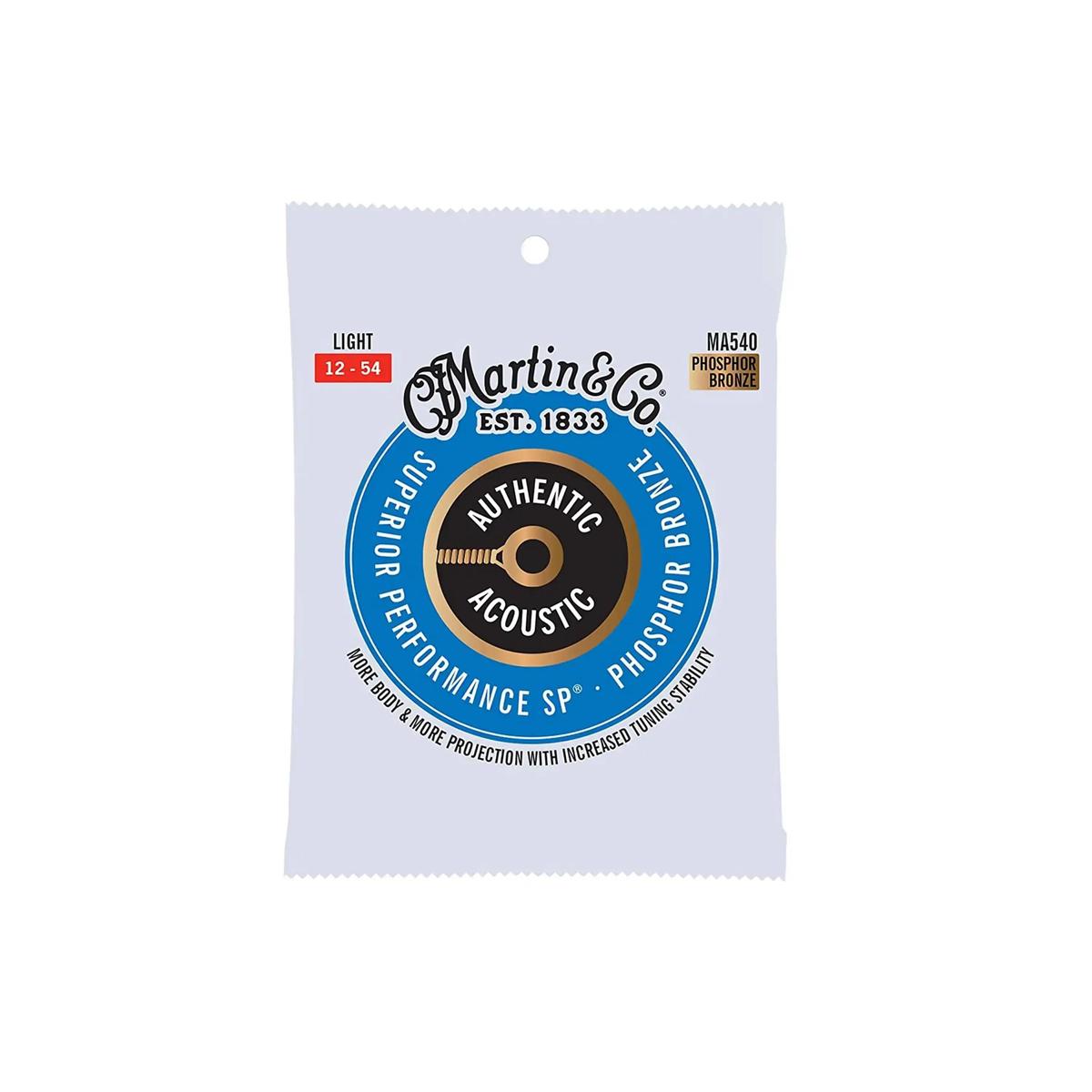 Martin-MA540-Acoustic-Guitar-Strings-front | Terry Carter Music Store