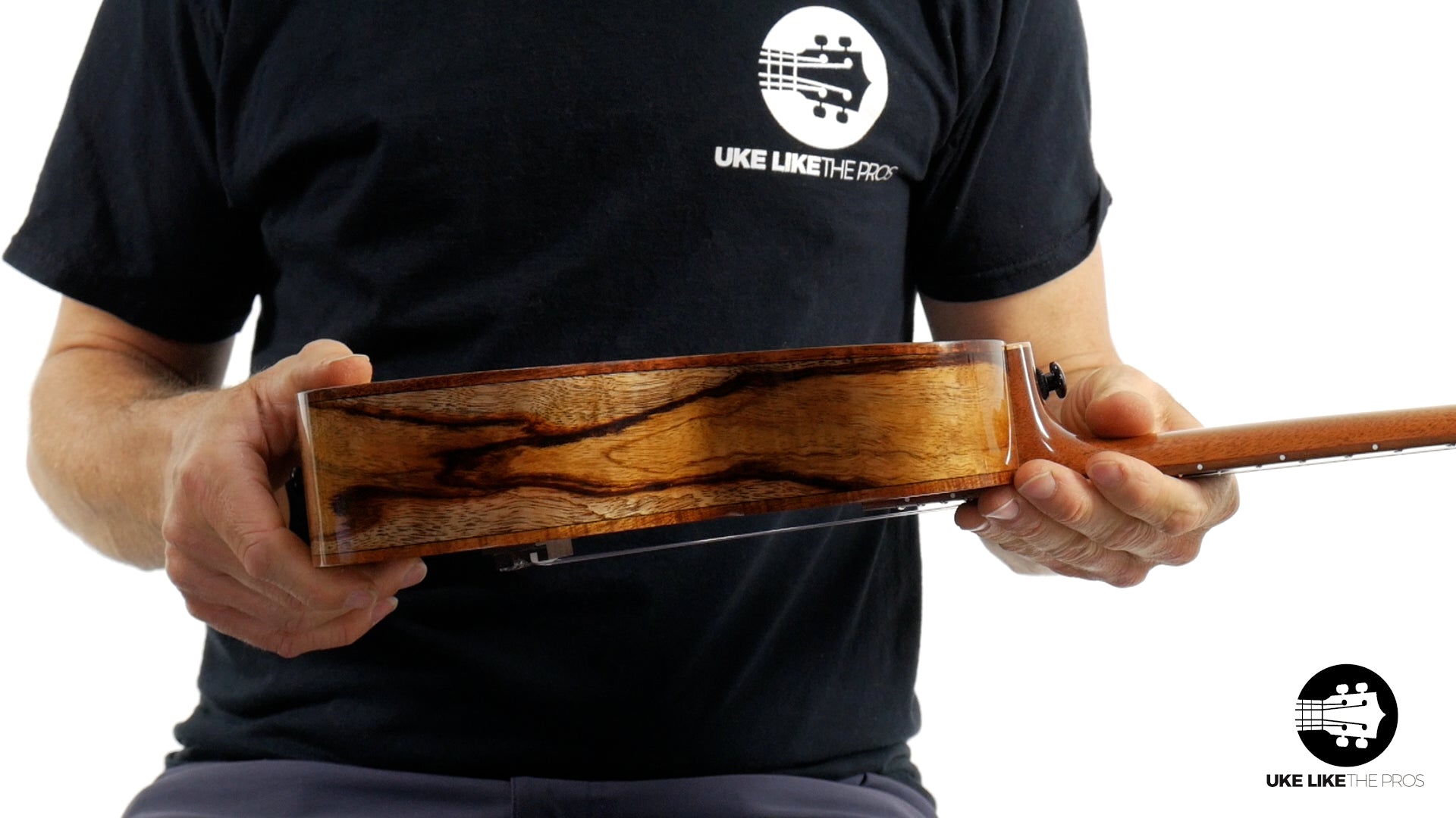 Mya-Moe Ukulele #275 Master Grade Chocolate Heart Mango Concert Custom Ukulele