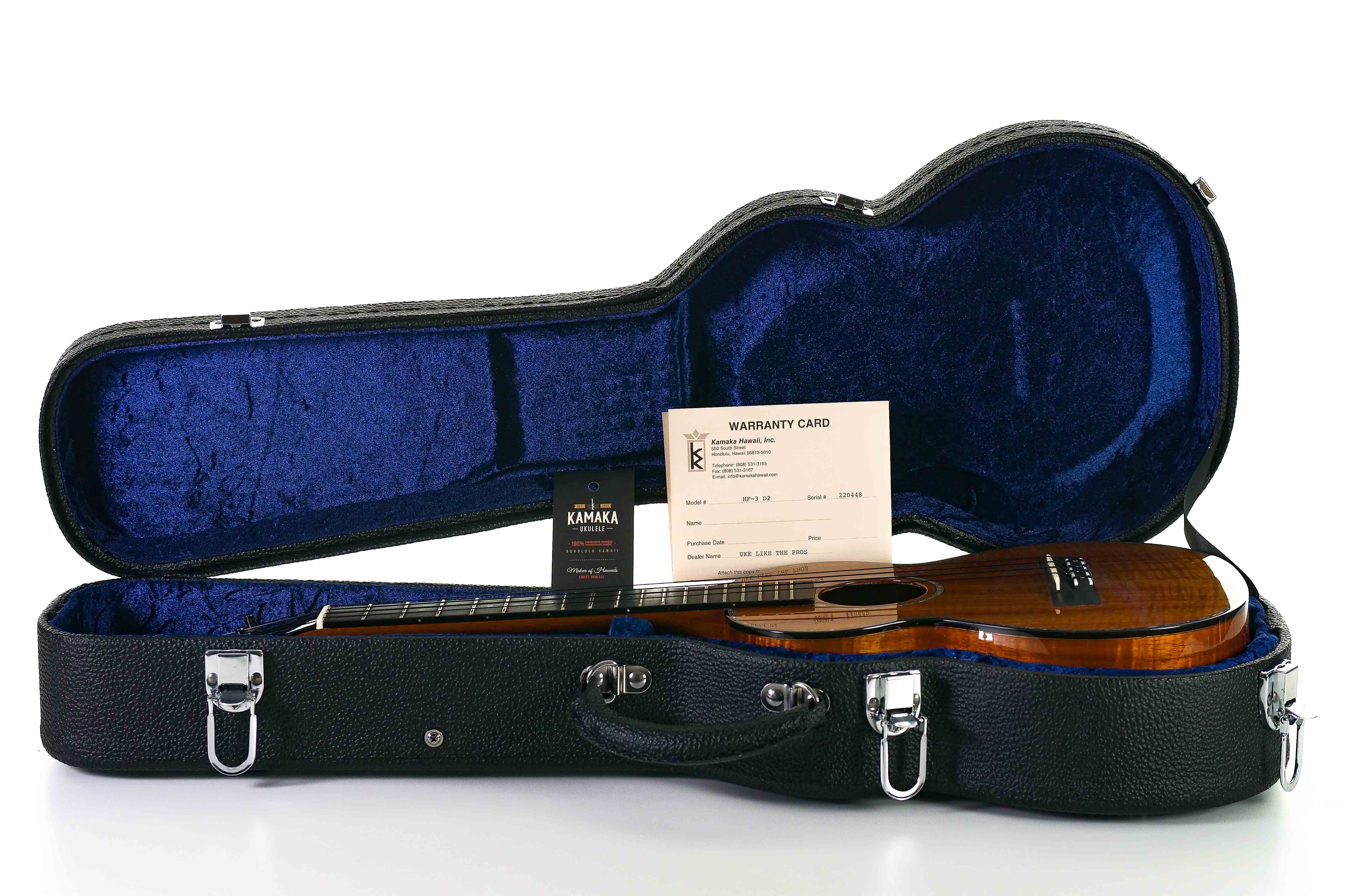 Kamaka HF-3-D2 Deluxe Tenor Ukulele