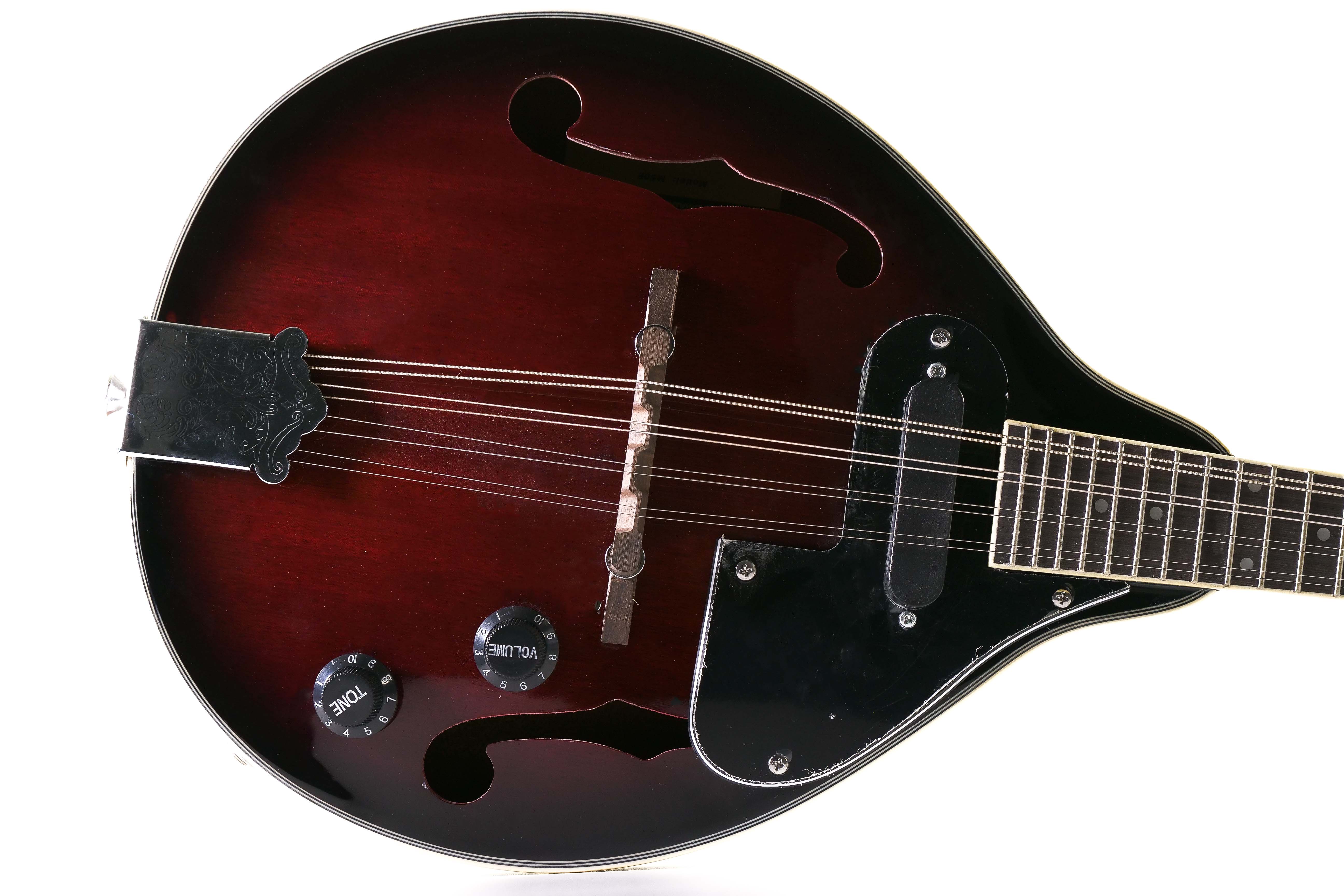 Stagg M50-E A-Style Bluegrass Electric Mandolin Redburst "BROOKE"