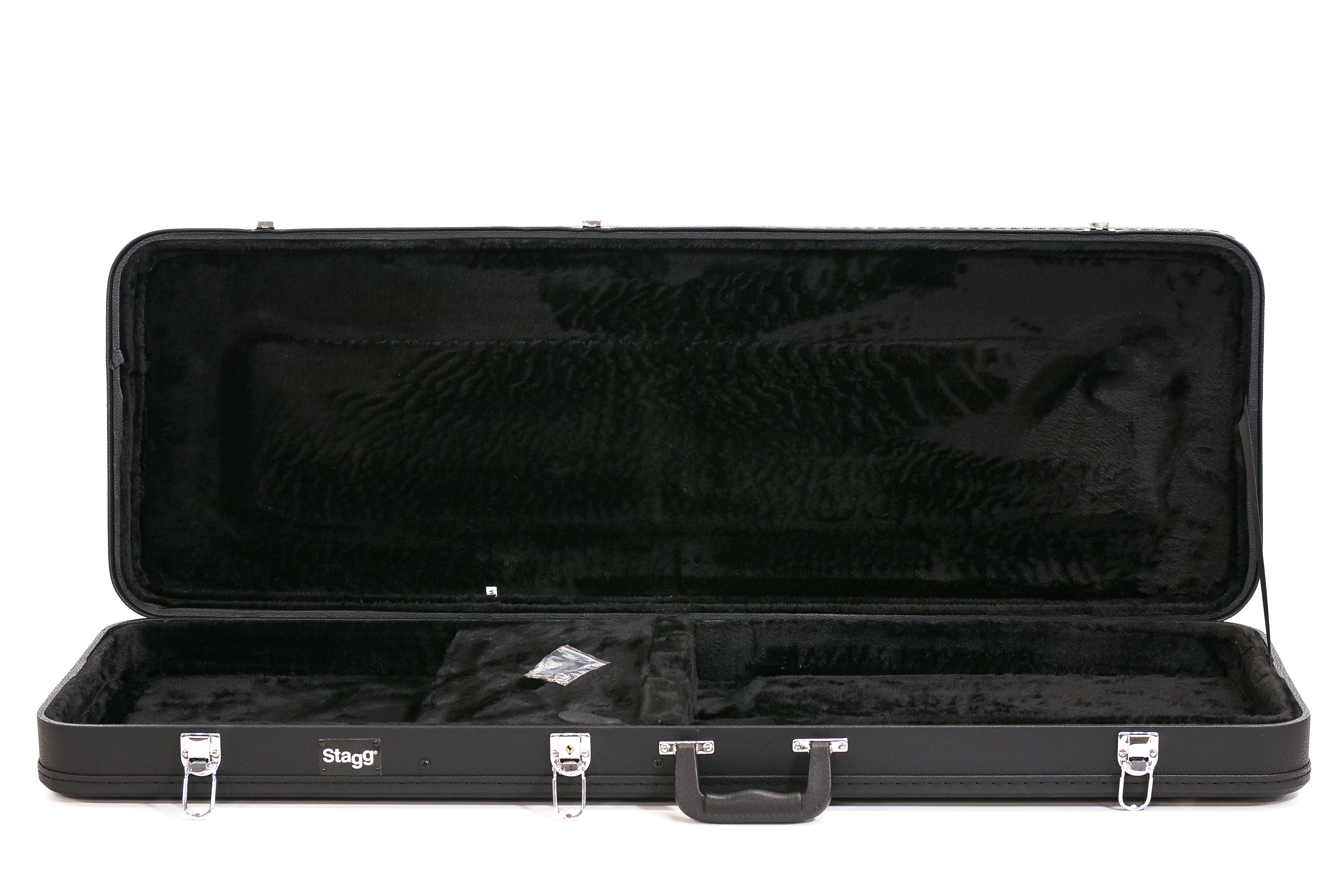 Stagg GCA-RE-BK Electric Hardshell Guitar Case - Black