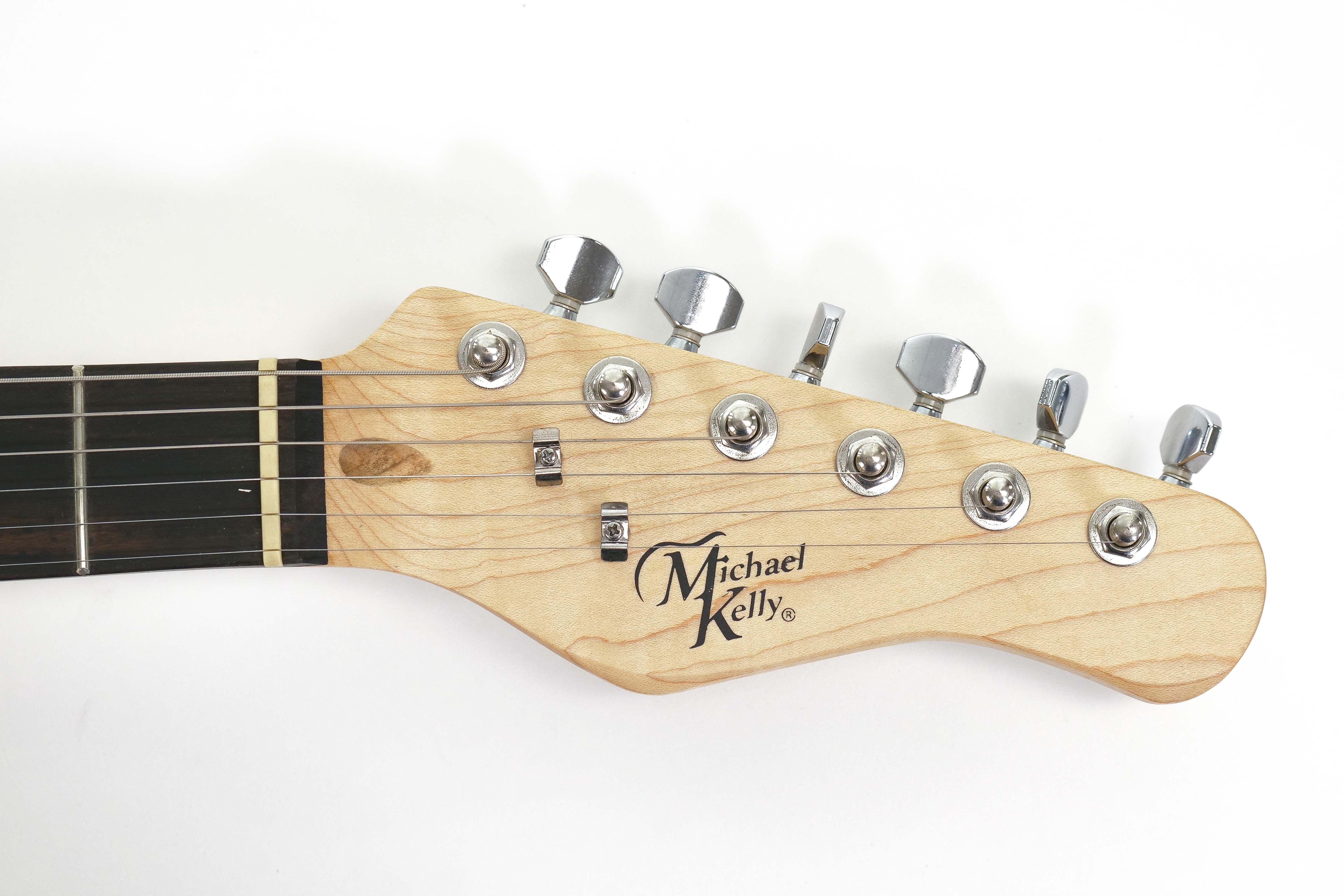 Michael Kelly Thinline Electric Guitar P90 Pickups and “F” Hole "Madeira"