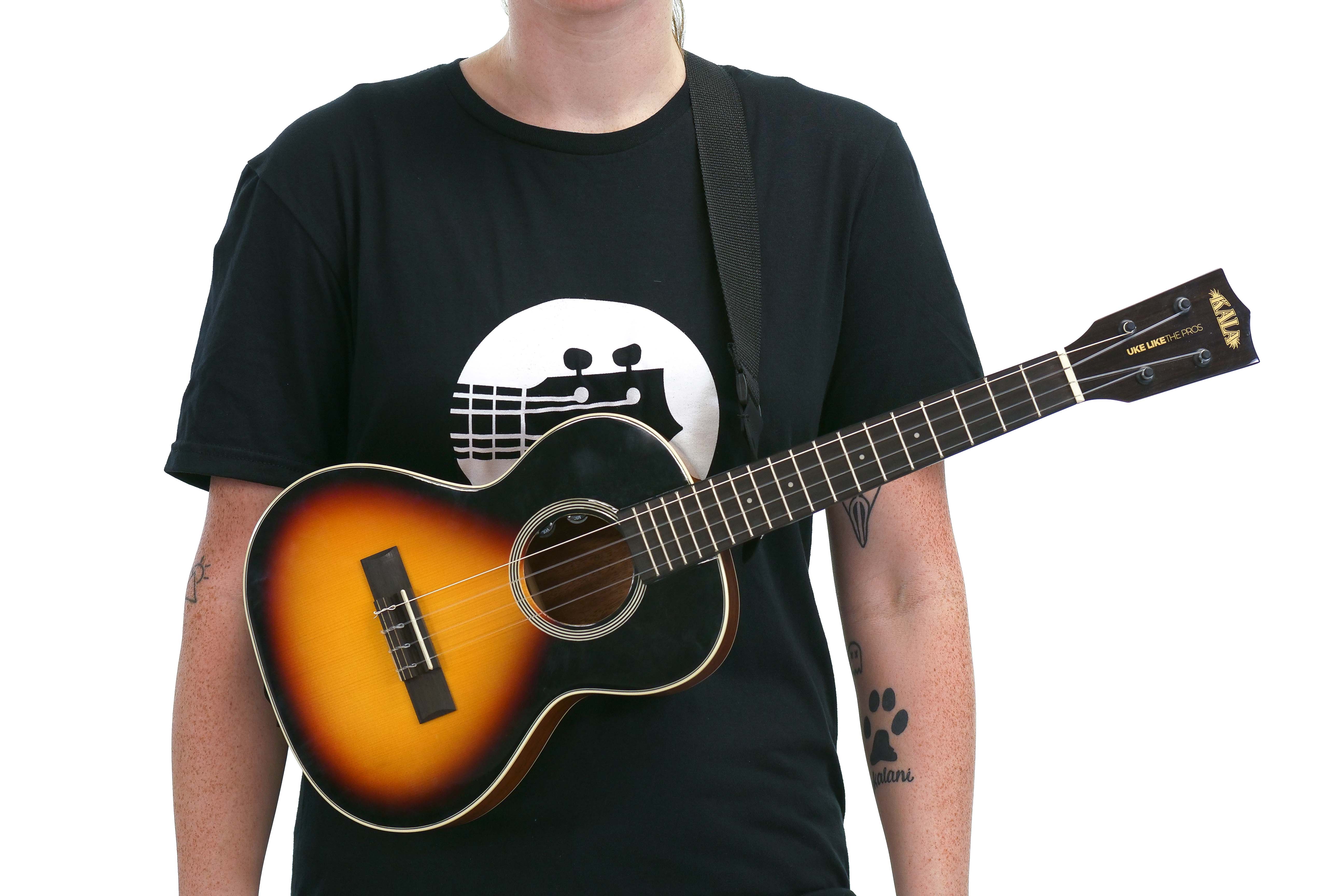 Terry Carter Music Store 1.5 Inch Poly Ukulele Strap - BLACK