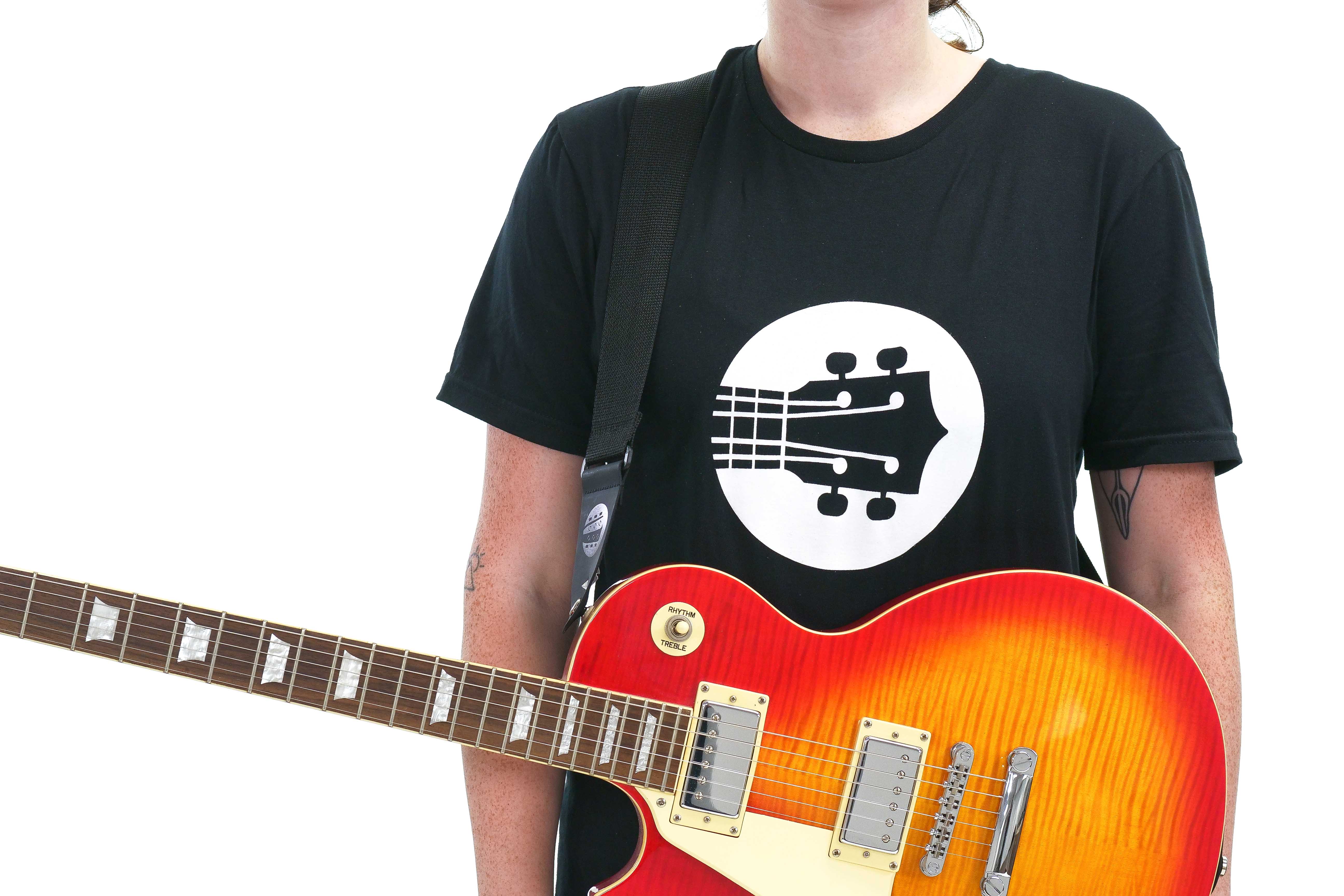 Terry Carter Music Store 2 Inch Poly Guitar Strap - BLACK