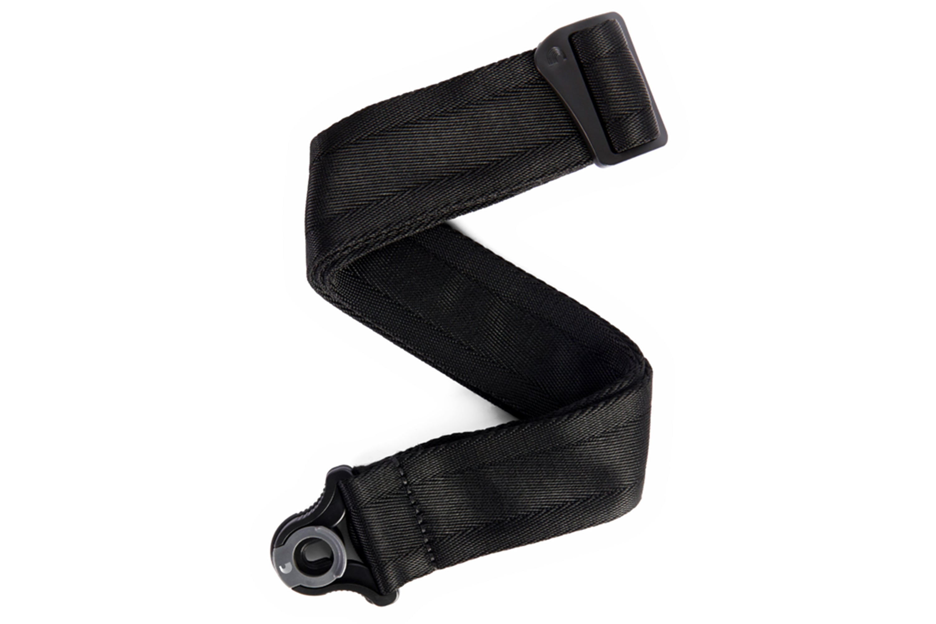D'Addario Auto Lock Nylon Guitar Strap - Black