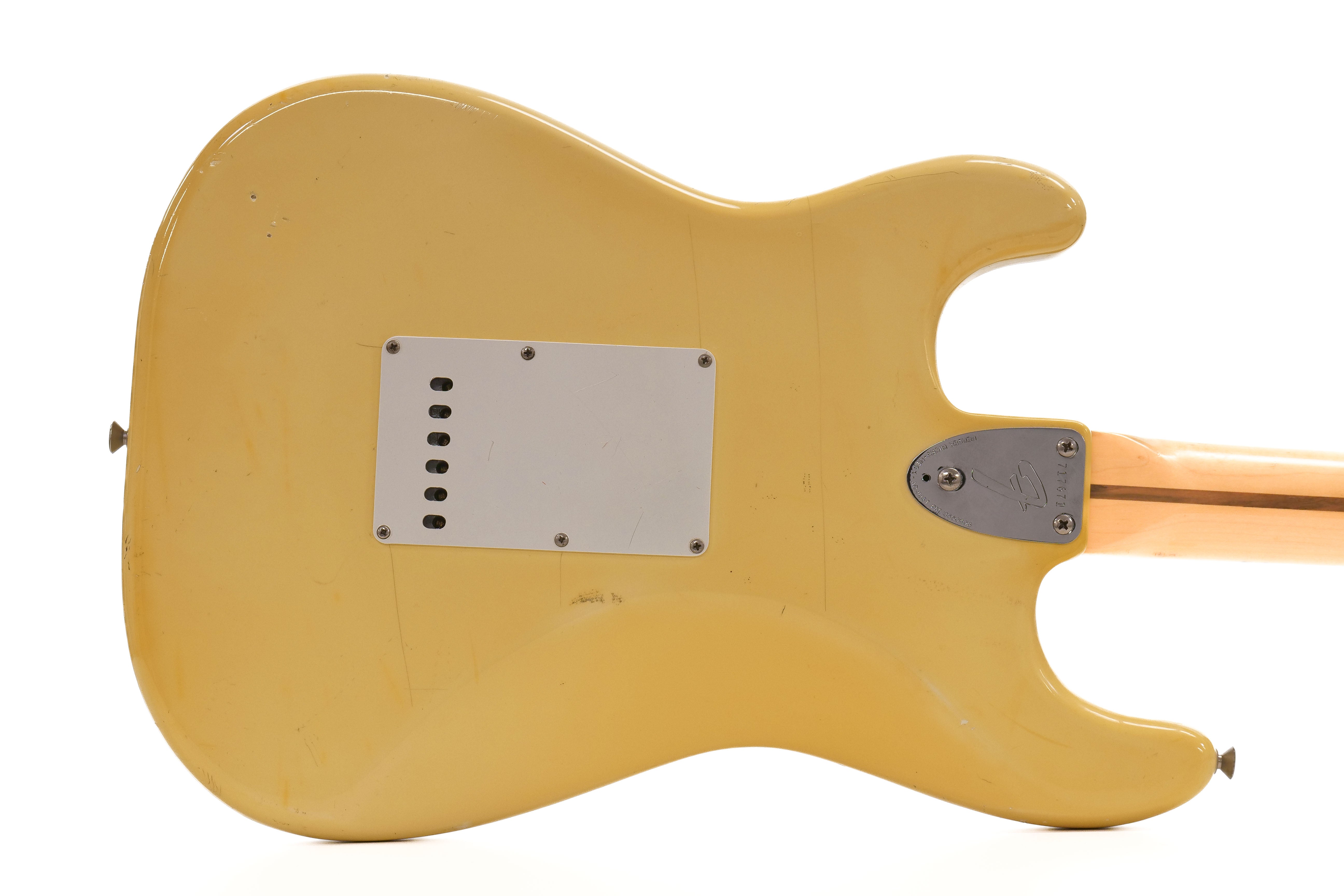 Fender 1976-1977 Stratocaster Olympic White Electric Guitar