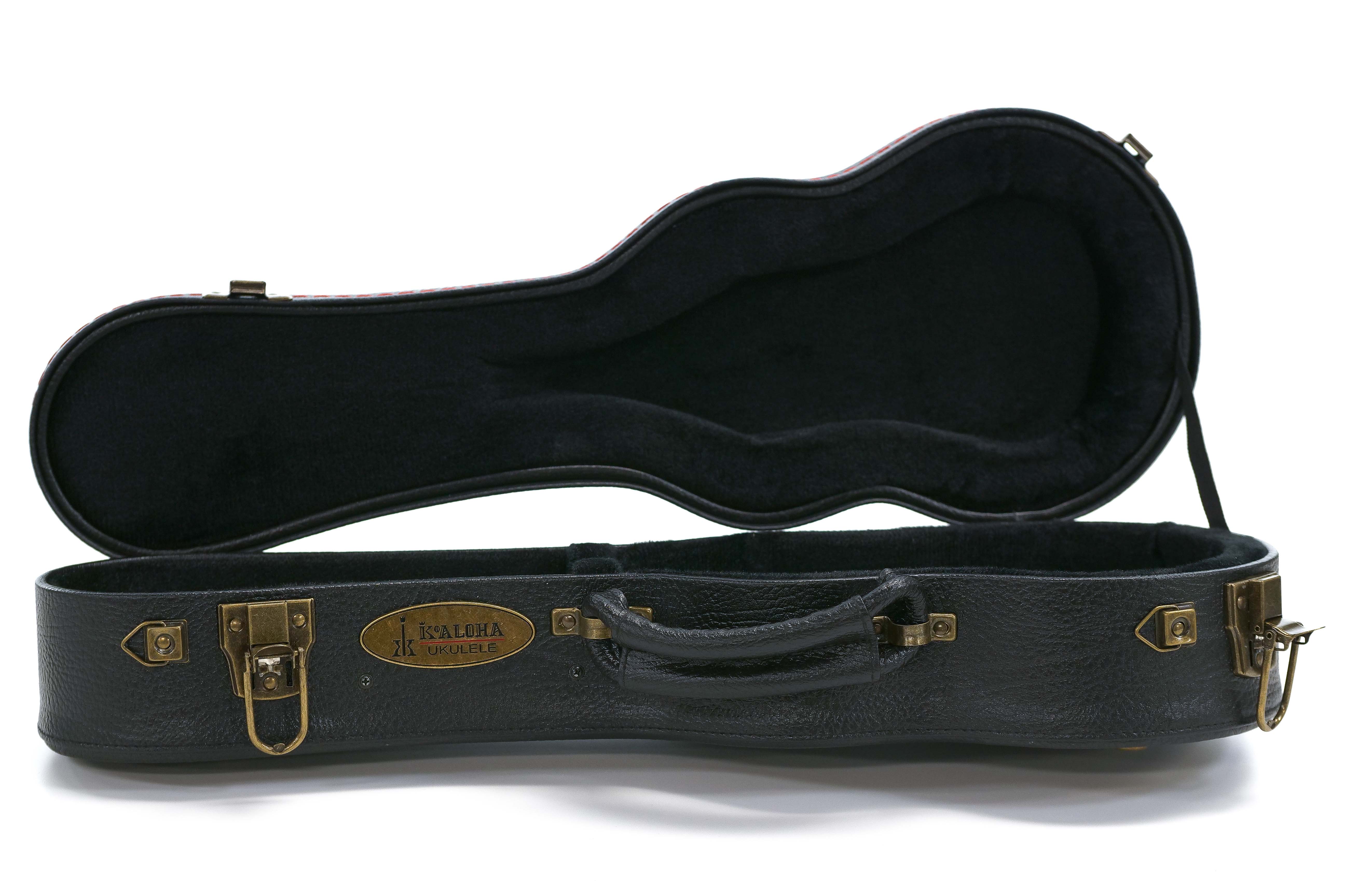 KoAloha Black Hardshell Soprano Ukulele Case