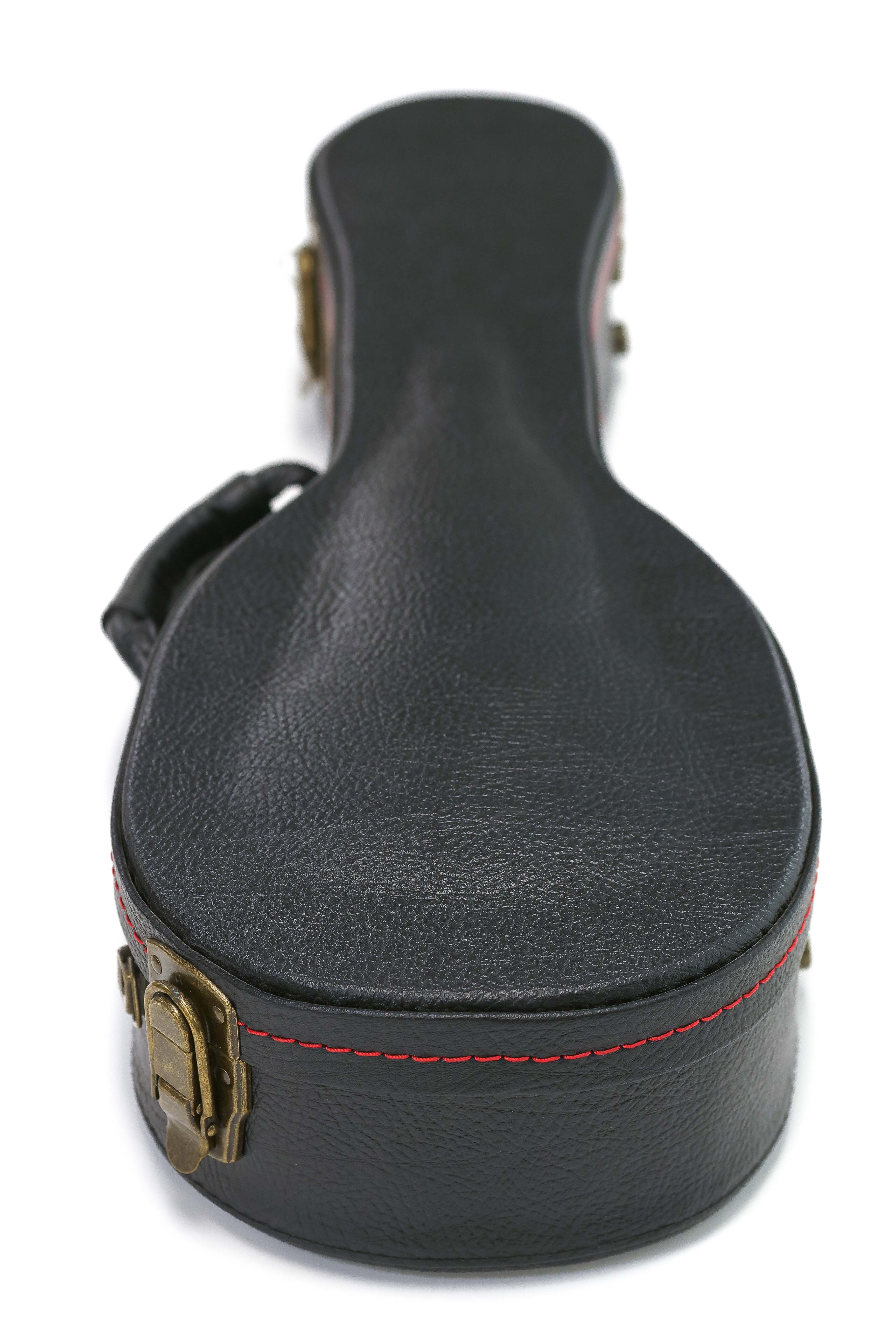 KoAloha Black Hardshell Soprano Pineapple Longneck Ukulele Case