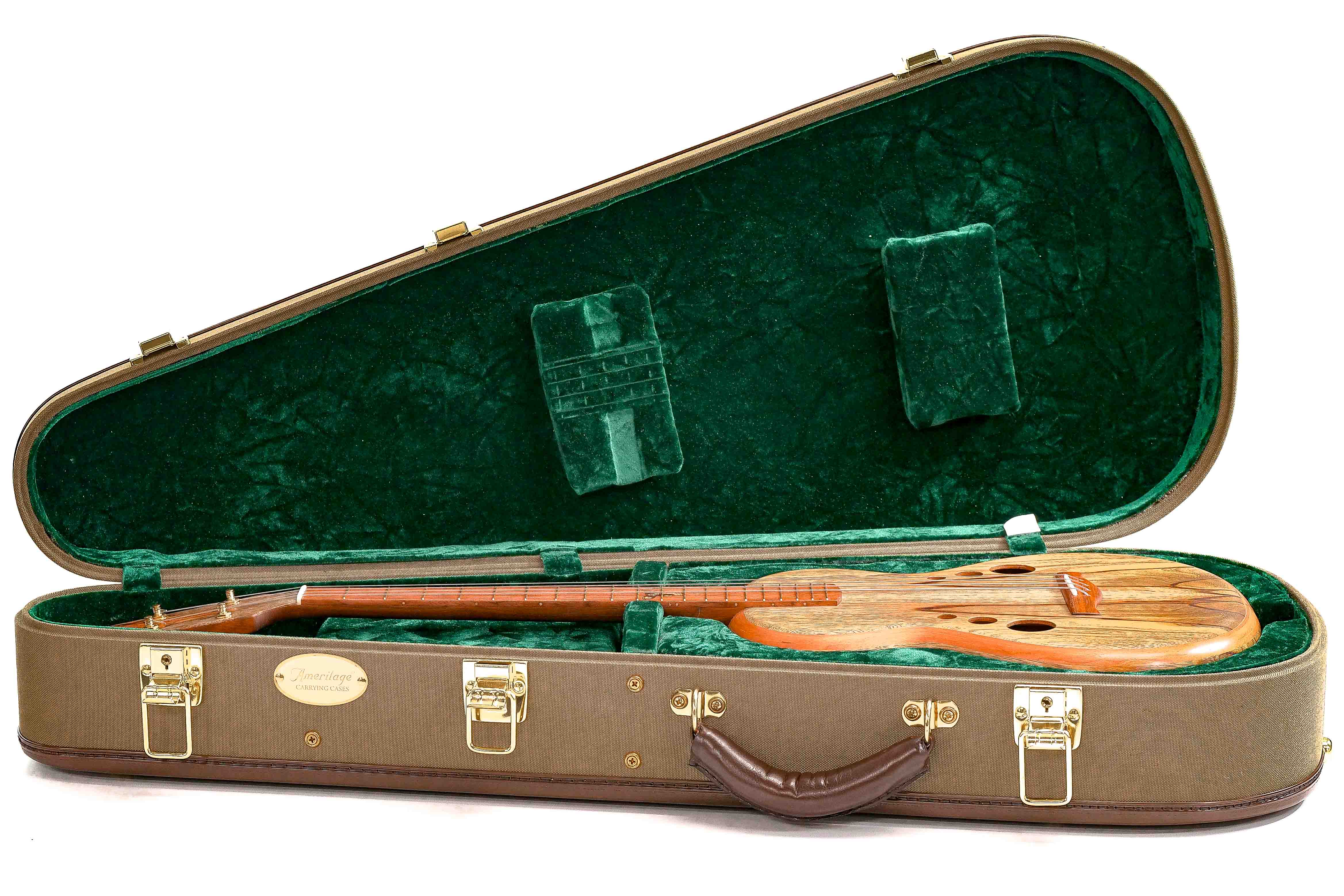 Tyde Music Custom Baritone Ukulele Stunning Spalted Mango "Gremlin"