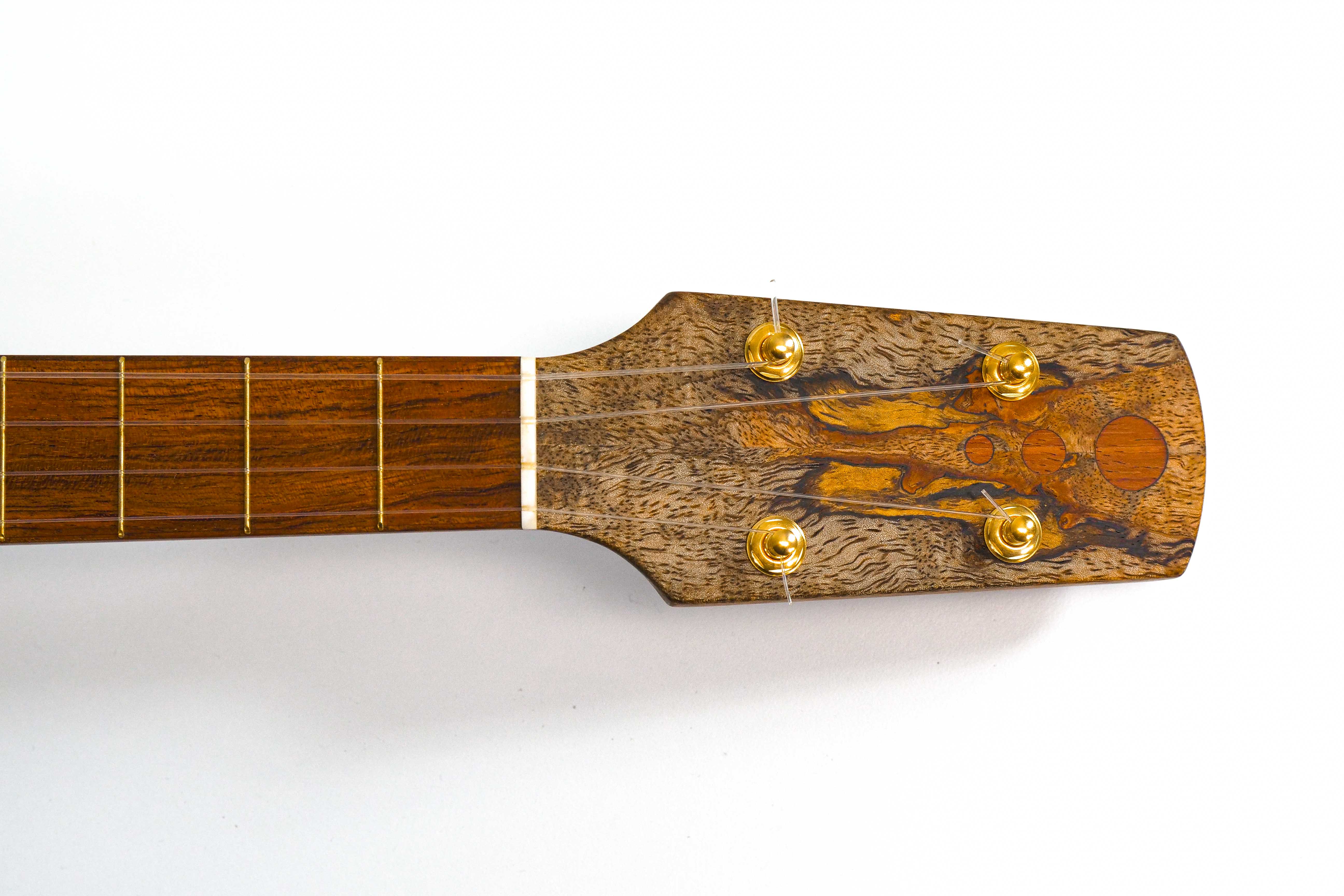 Tyde Music Custom Baritone Ukulele Stunning Spalted Mango "Gremlin"