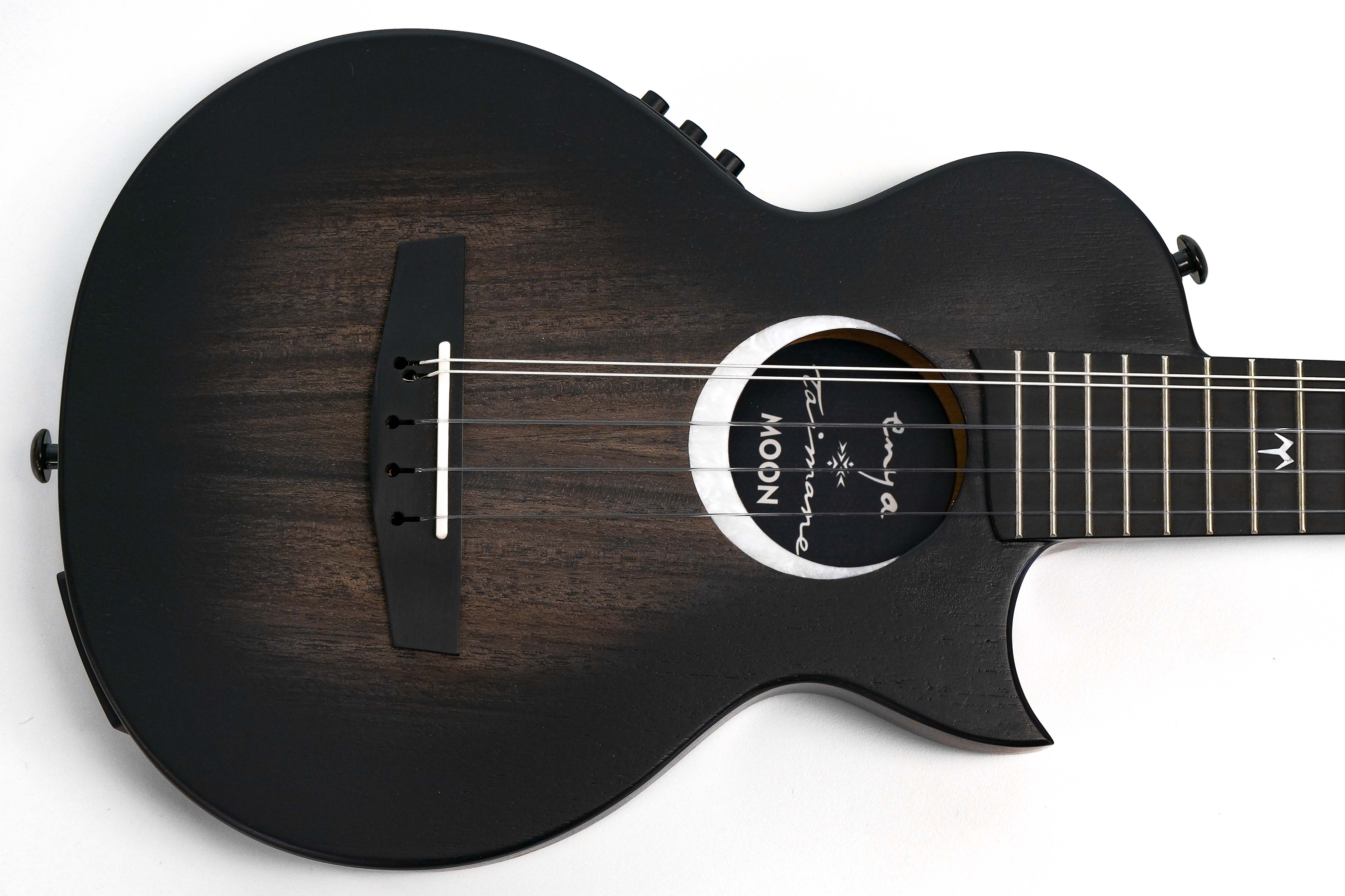 Enya EUT-MOON5-BK-EQ 5-String Tenor Ukulele