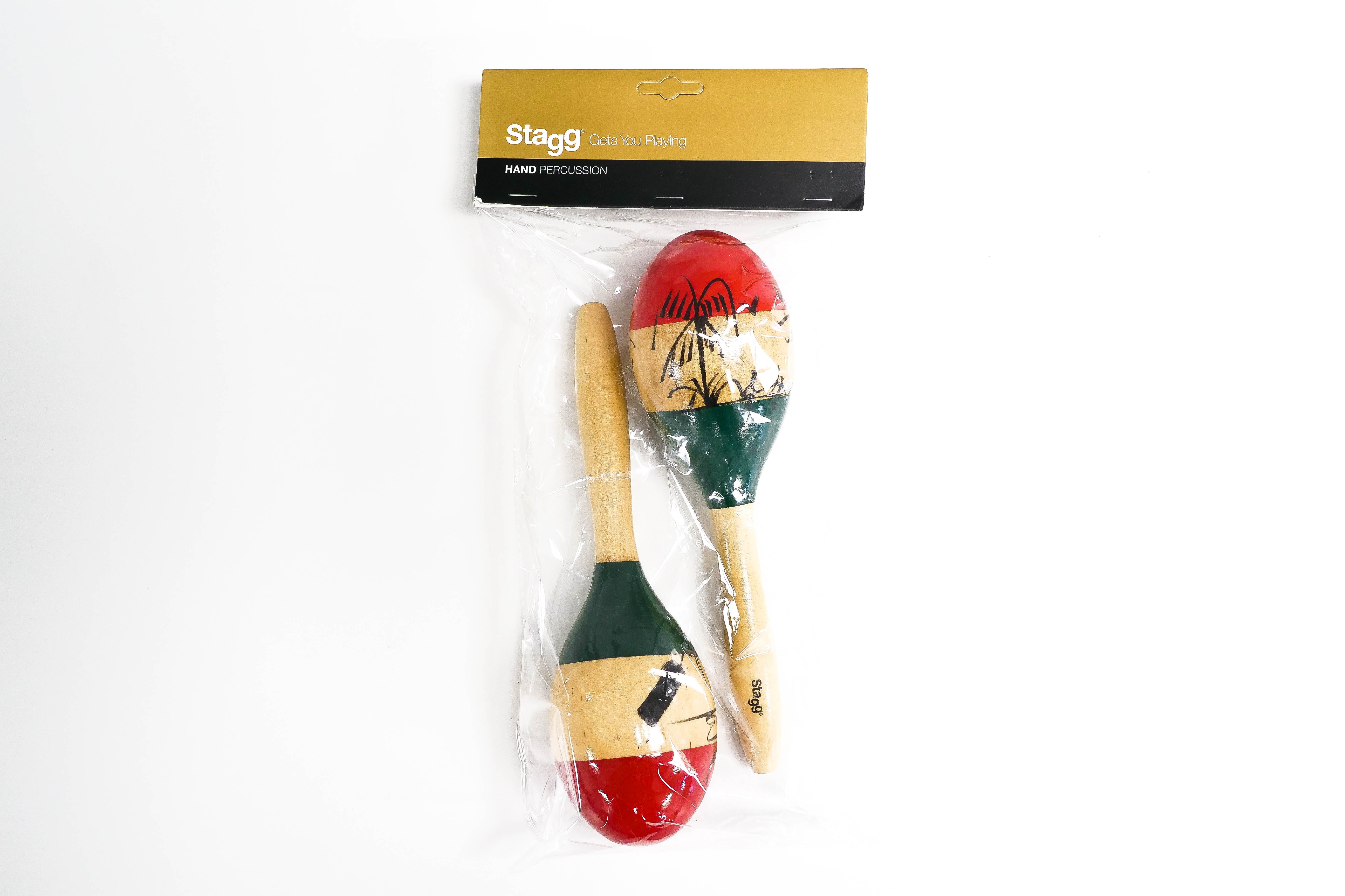 Stagg MRW-26M Wood Oval Maracas - Mexican Finish