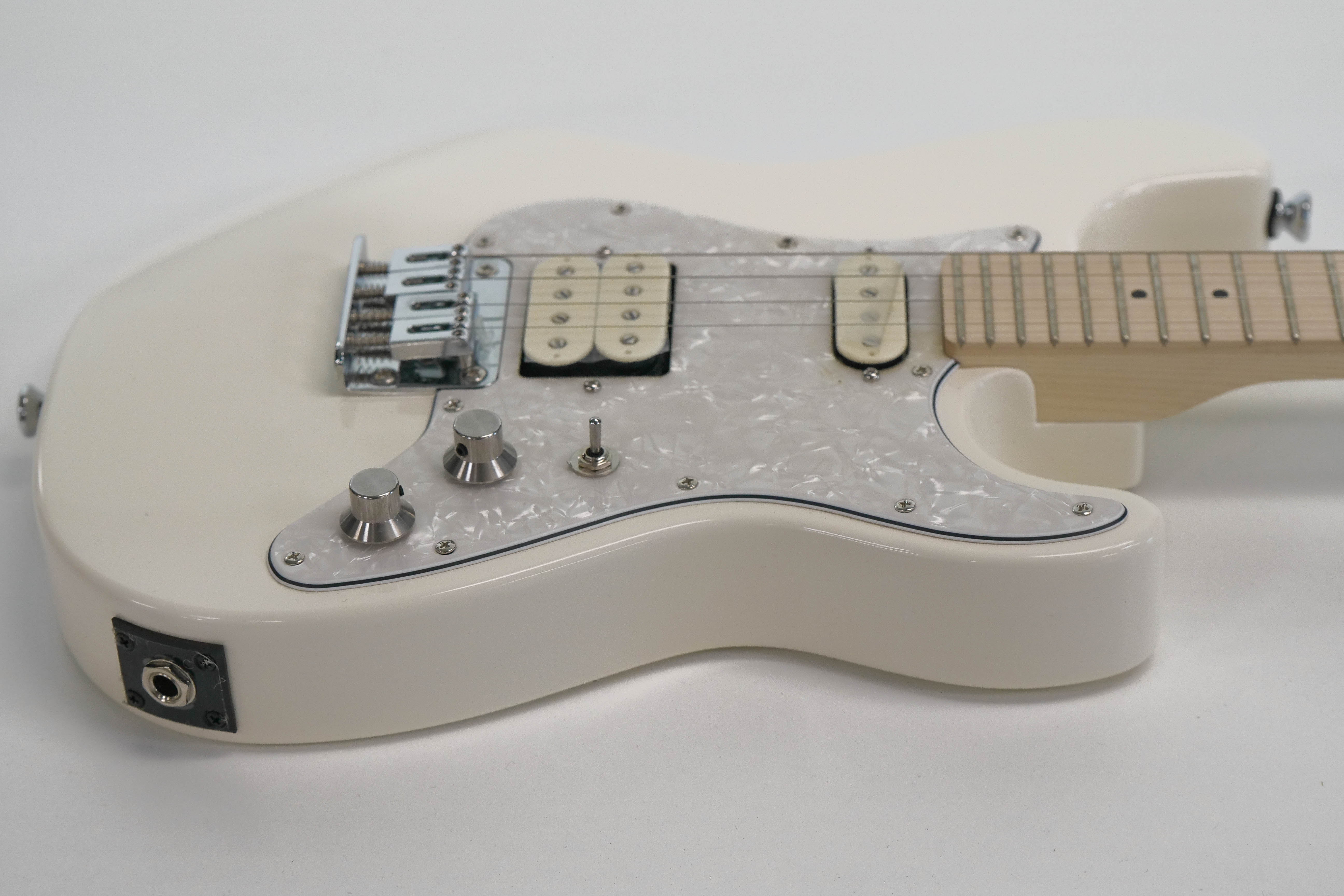 Risa Tenor Strat ST-Style Electric Ukulele Cream