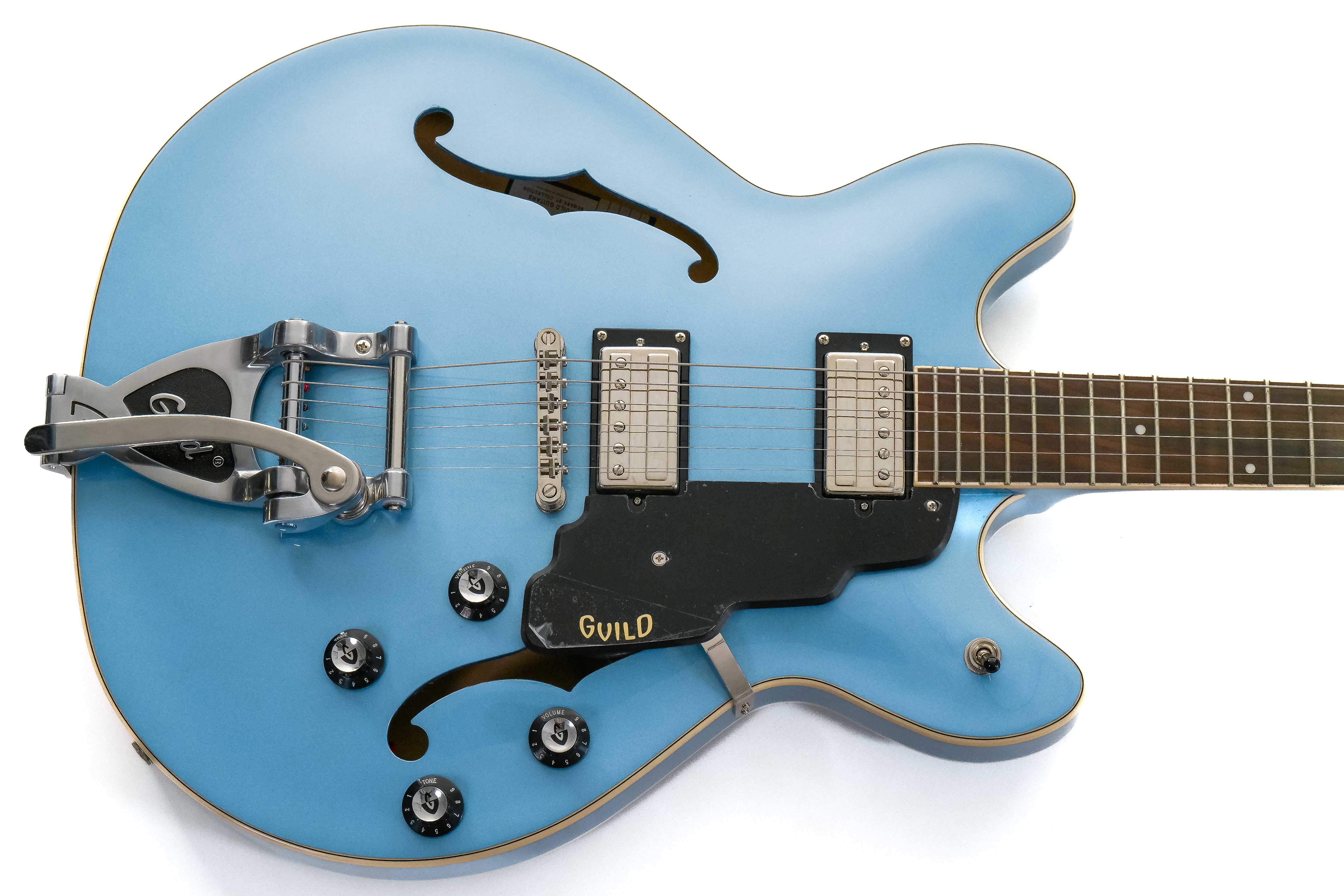 Guild Starfire I DC GVT Semi-Hollow Body Electric Guitar - Pelham Blue "Blue Light"