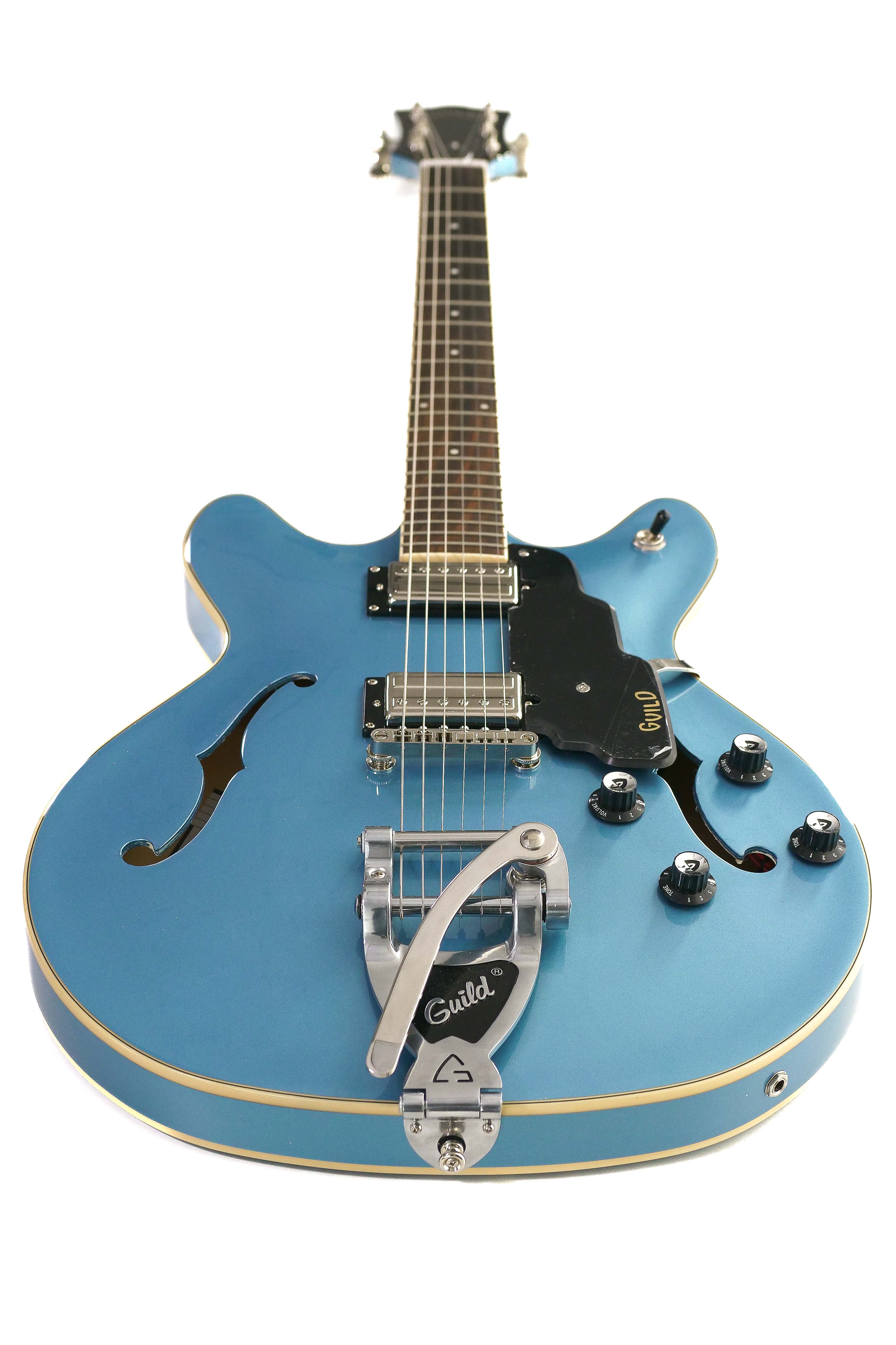Guild Starfire I DC GVT Semi-Hollow Body Electric Guitar - Pelham Blue "Blue Light"