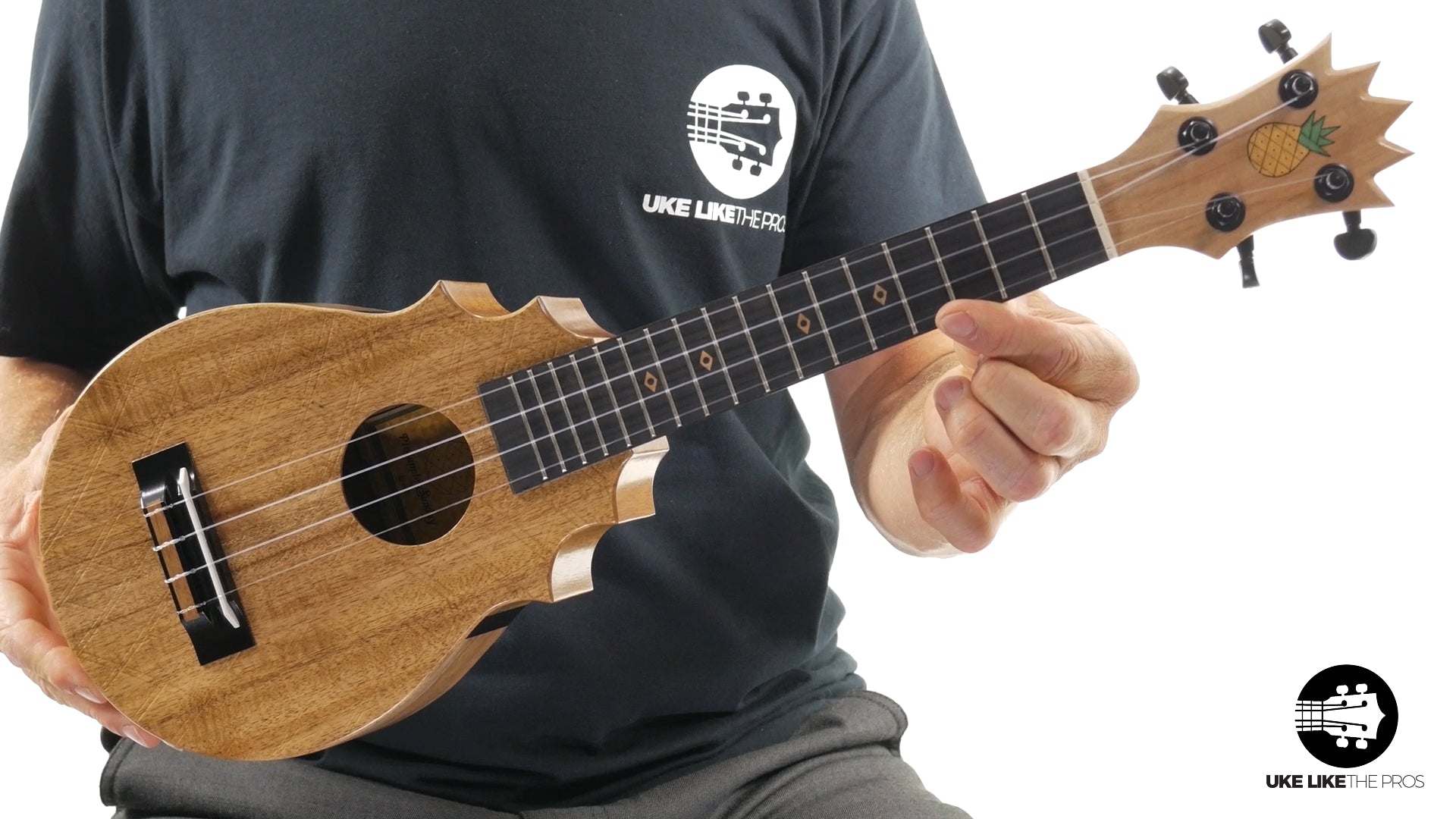 UkeSA Pineapple Sunday Opio Concert Ukulele Acacia "Freckle" Factory Special