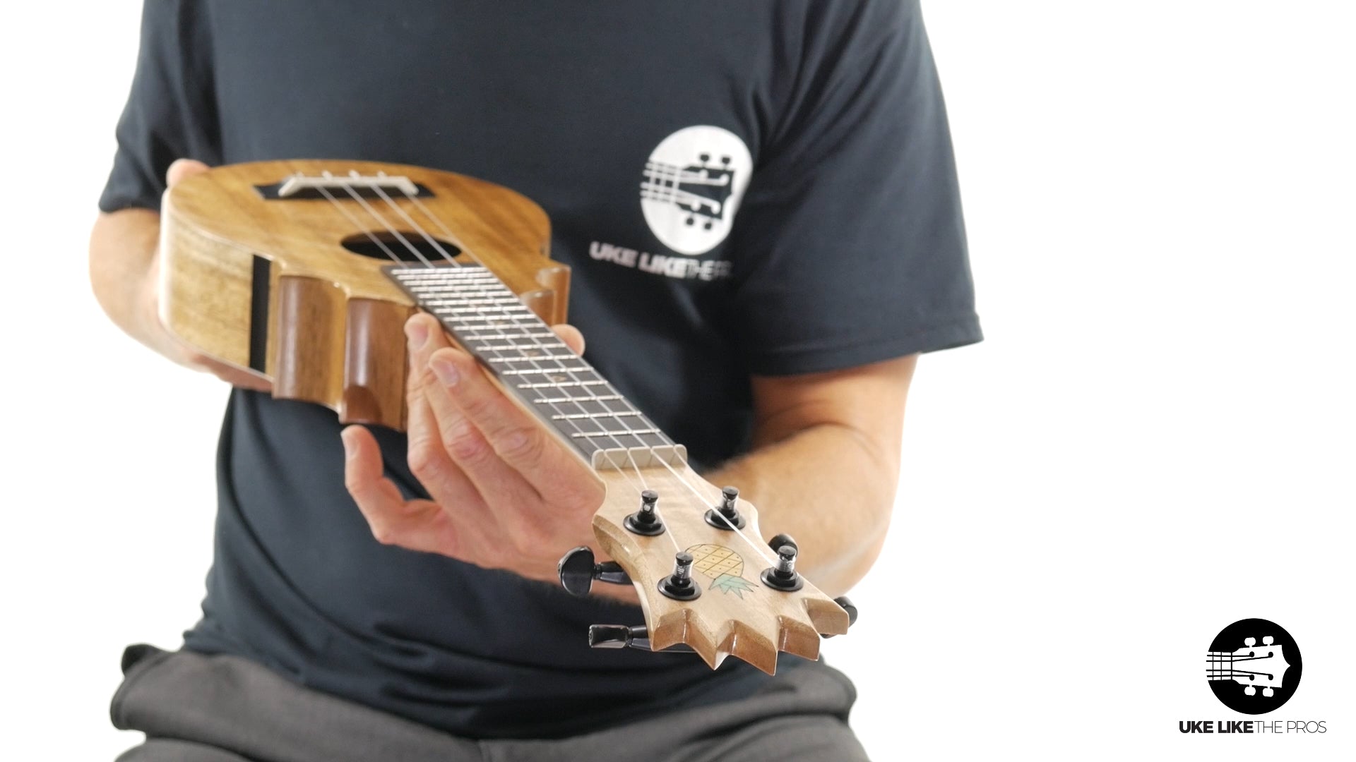 UkeSA Pineapple Sunday Opio Concert Ukulele Acacia "Freckle" Factory Special