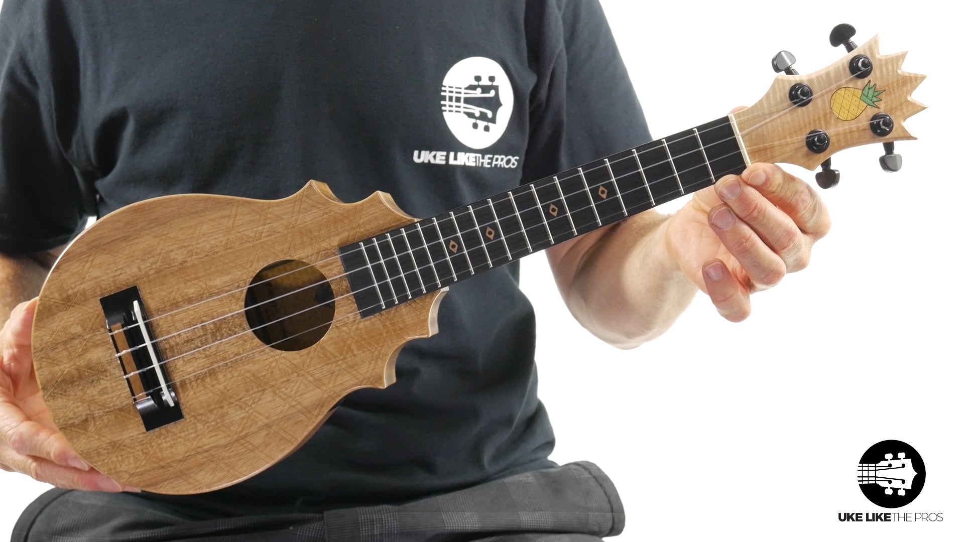 UkeSA Pineapple Sunday Opio Concert Ukulele Acacia "Scientist"