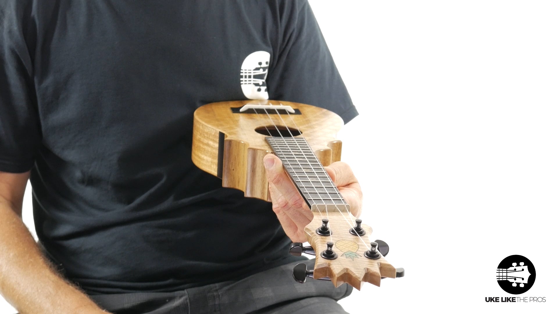 UkeSA Pineapple Sunday Opio Concert Ukulele Acacia "Scientist"