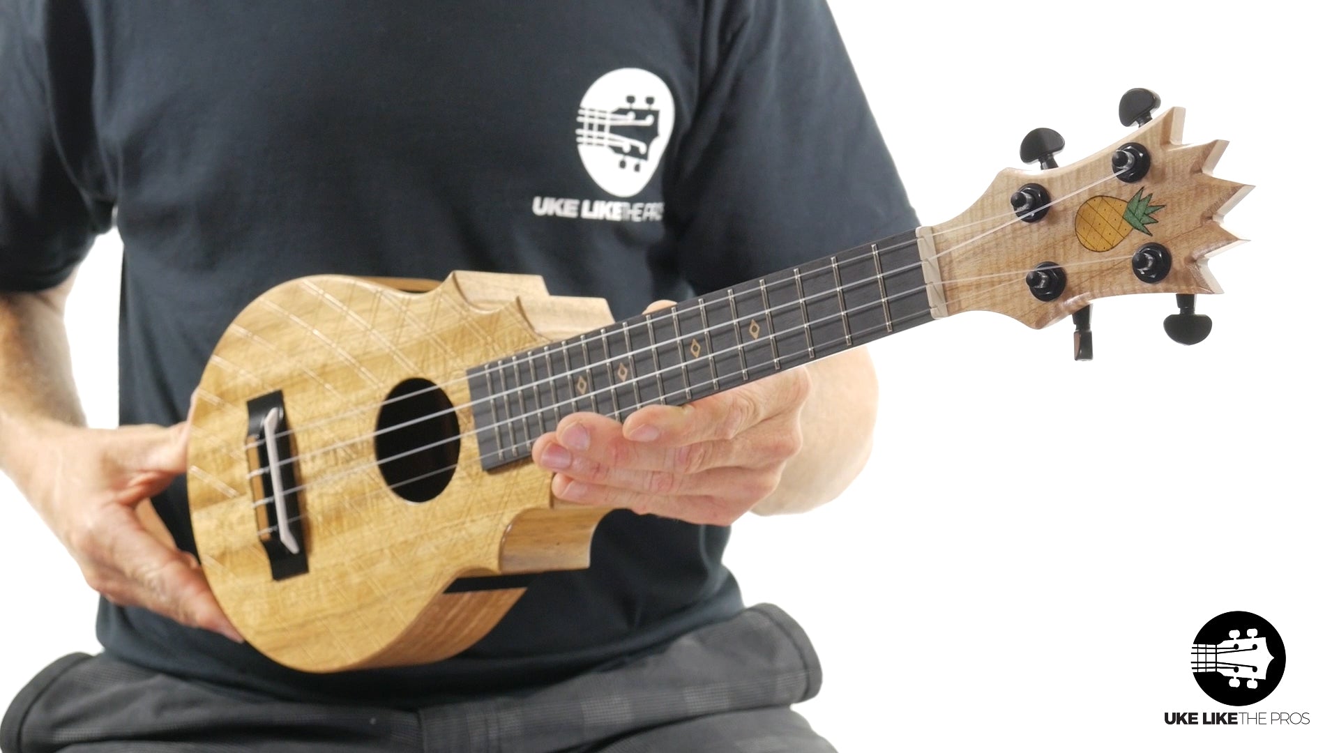 UkeSA Pineapple Sunday Opio Concert Ukulele Acacia "Scientist"