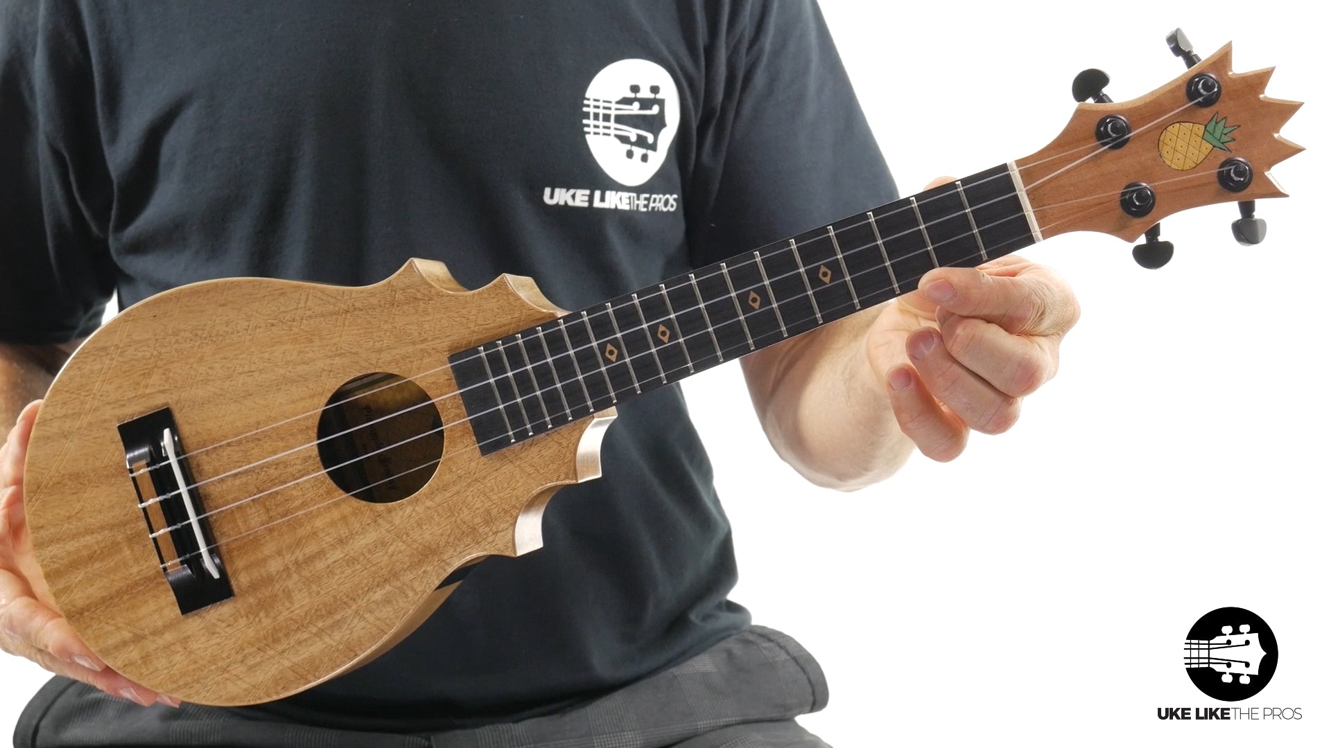 UkeSA Pineapple Sunday Opio Concert Ukulele Acacia "Surprise"