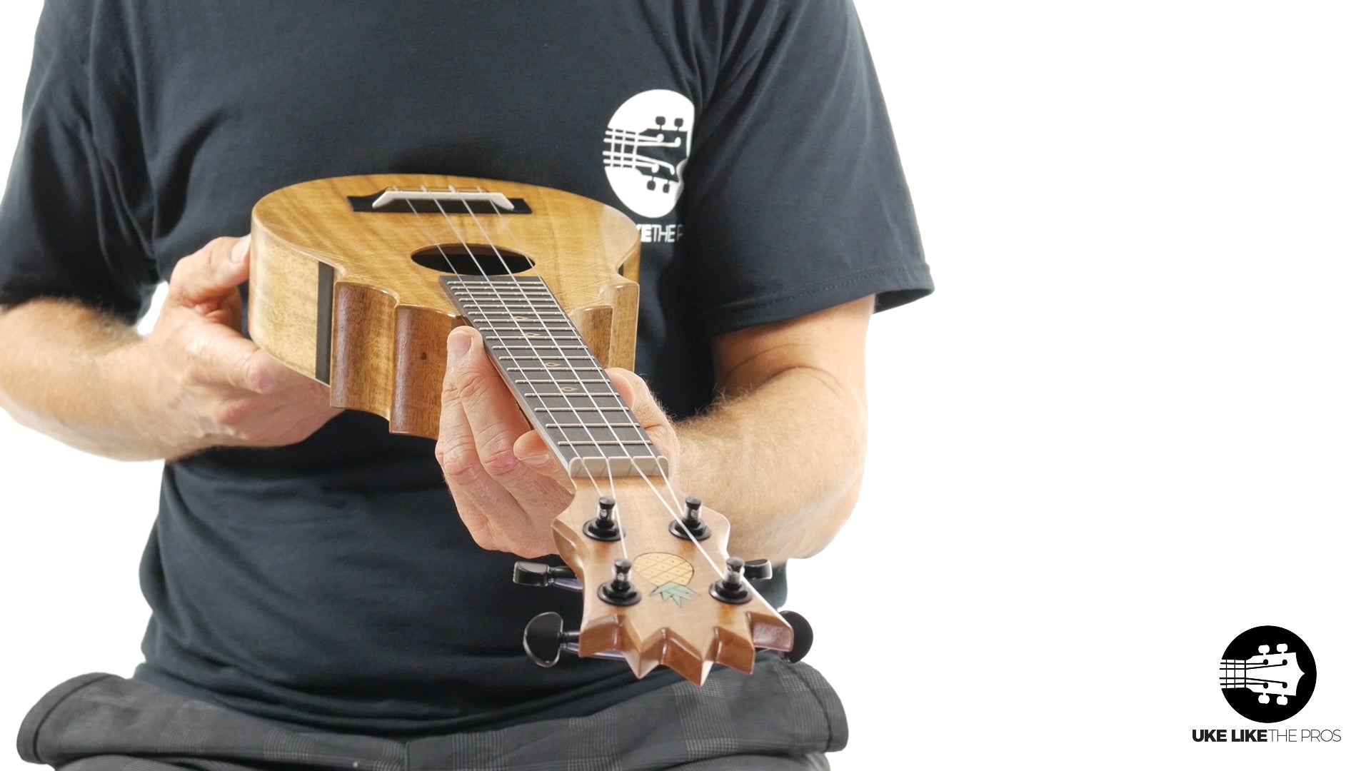 UkeSA Pineapple Sunday Opio Concert Ukulele Acacia "Surprise"