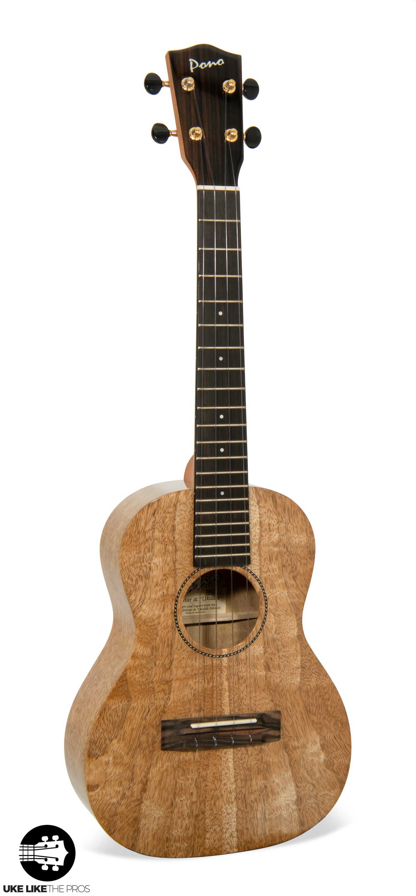 Pono MGTD Deluxe Tenor Ukulele All Solid Mango "Gala"