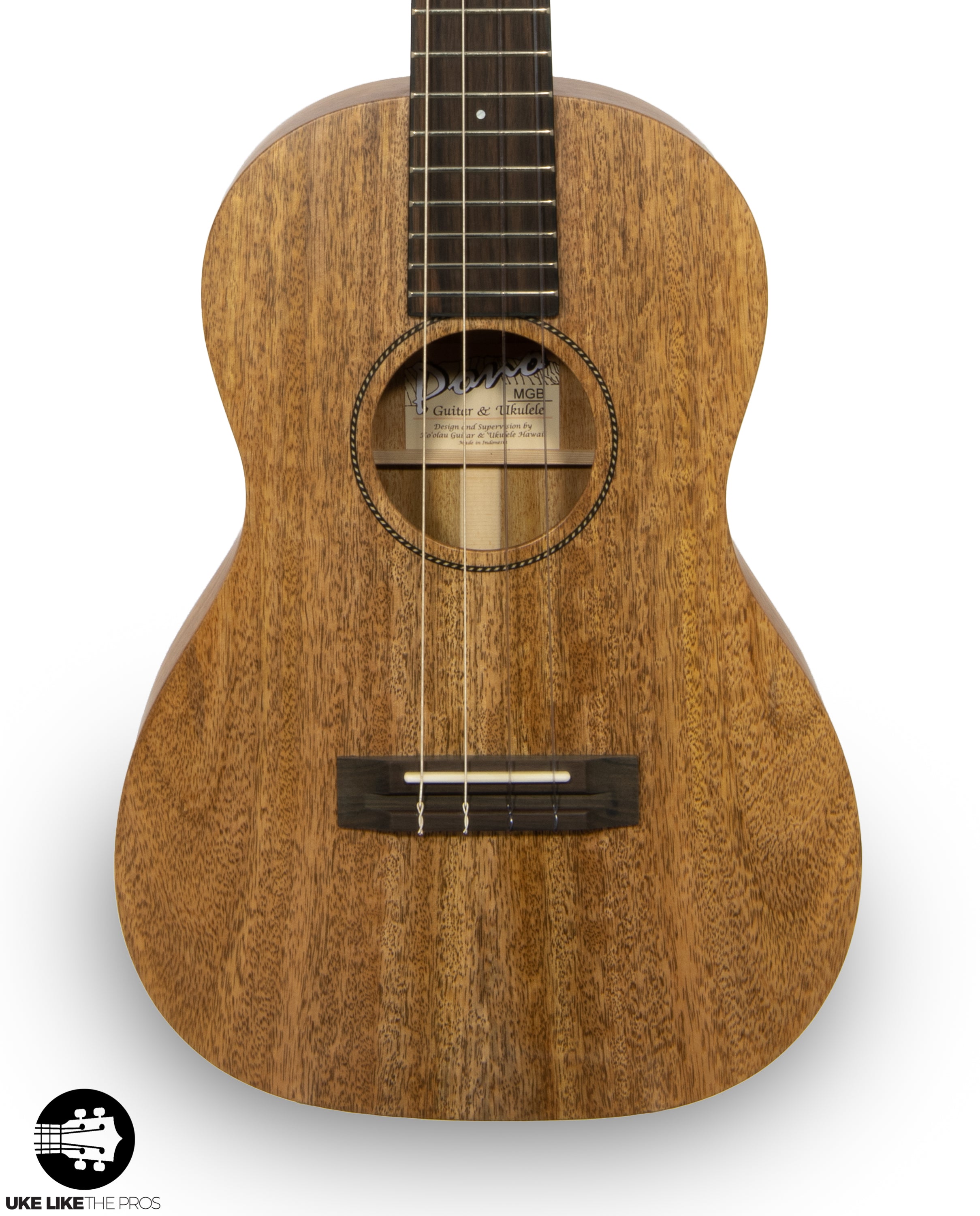 Pono MGB Mango Baritone Ukulele "Pazazz"