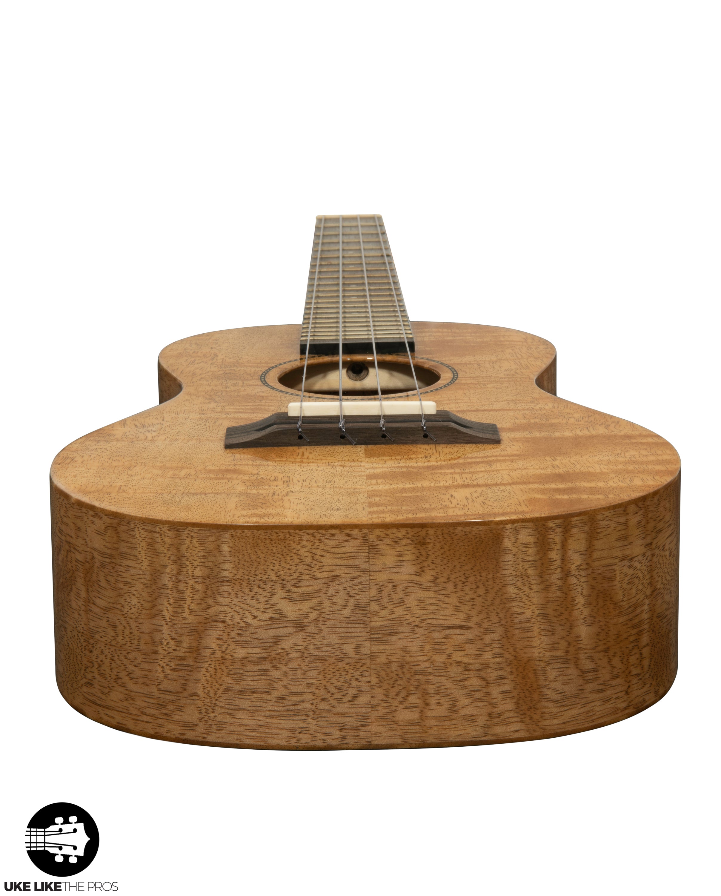 Pono MGTD Deluxe Tenor Ukulele All Solid Mango "Pink Lady"