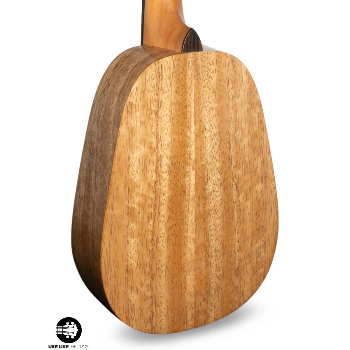Pono MGCDP body back, solid mango back with gloss finish