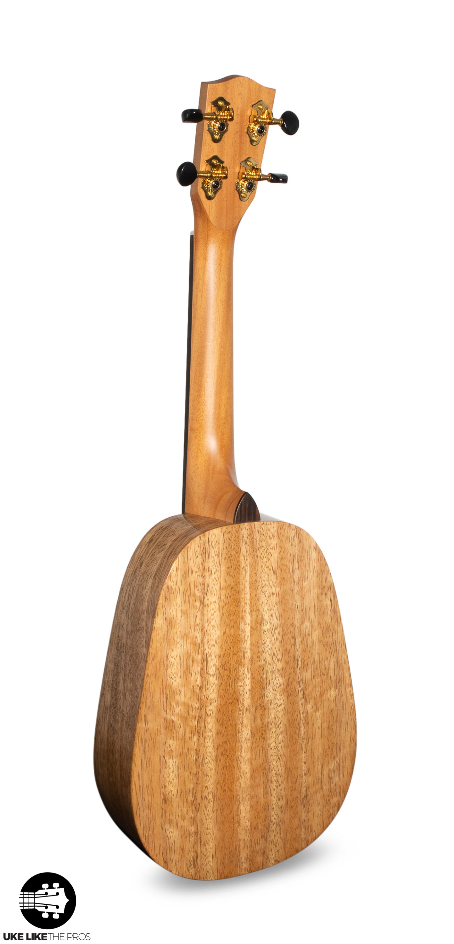 Pono MGCDP Deluxe Pineapple Concert Ukulele All Solid Mango "Olly"