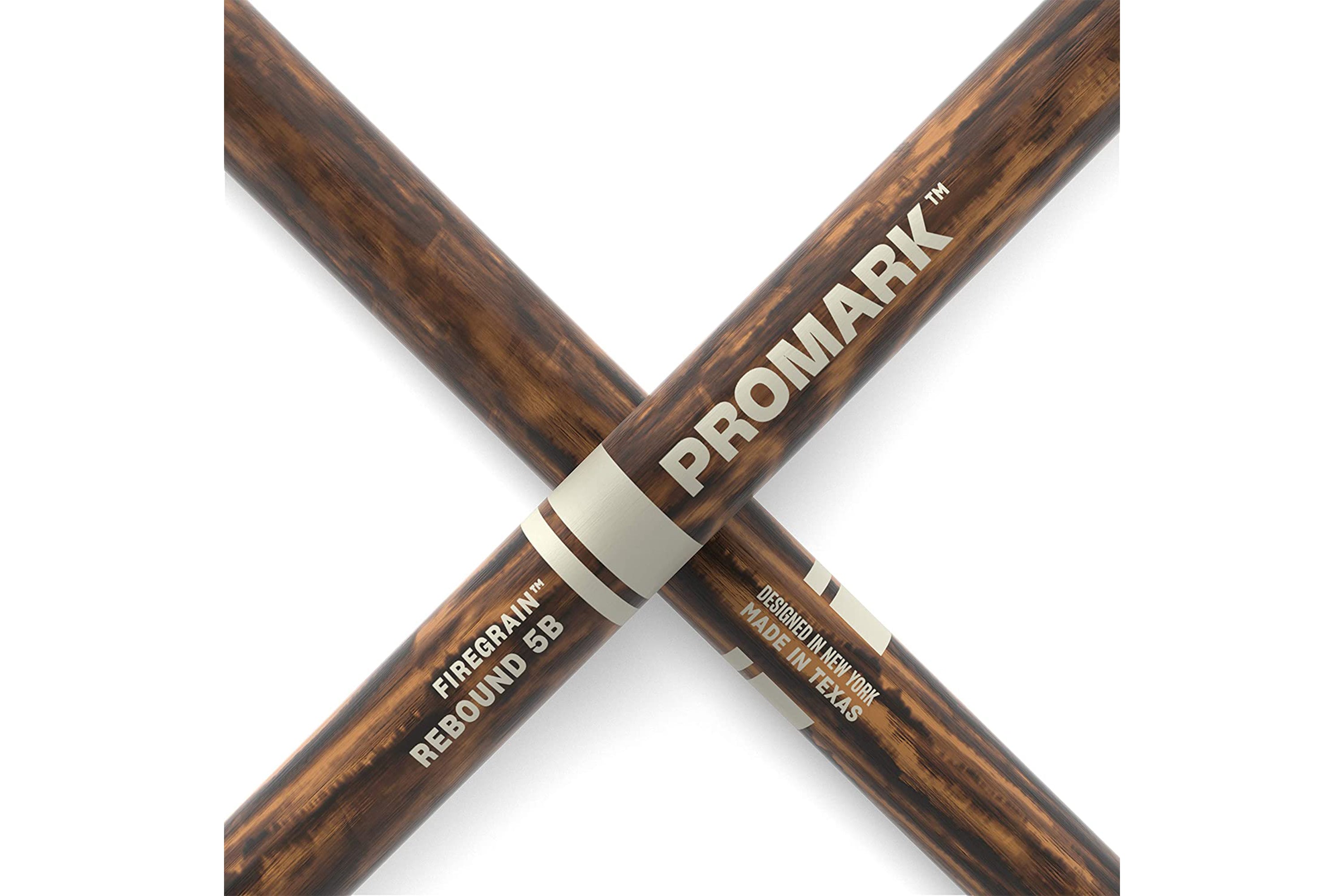 ProMark Rebound 5B FireGrain Hickory Drumstick Acorn Wood Tip