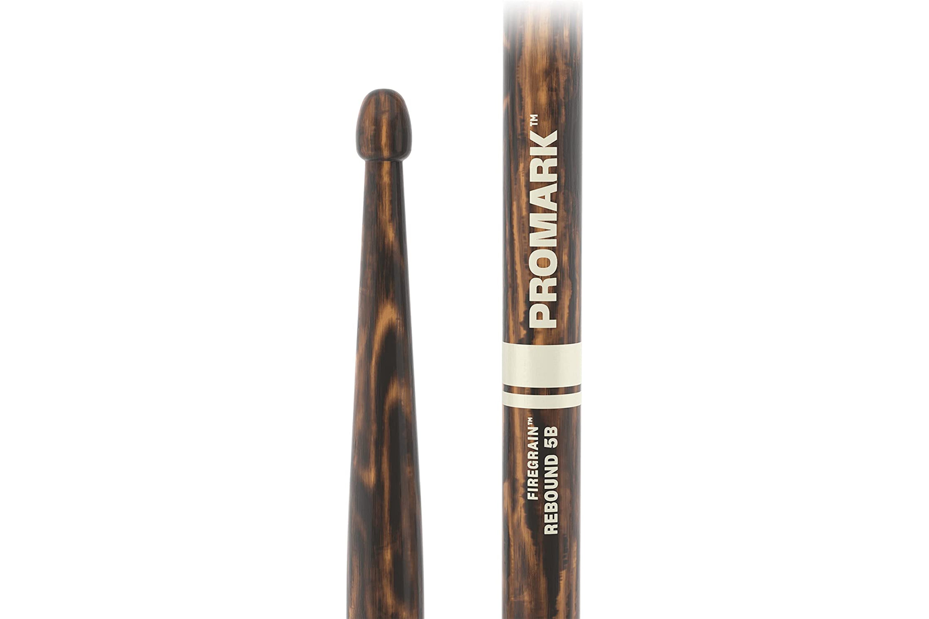 ProMark Rebound 5B FireGrain Hickory Drumstick Acorn Wood Tip