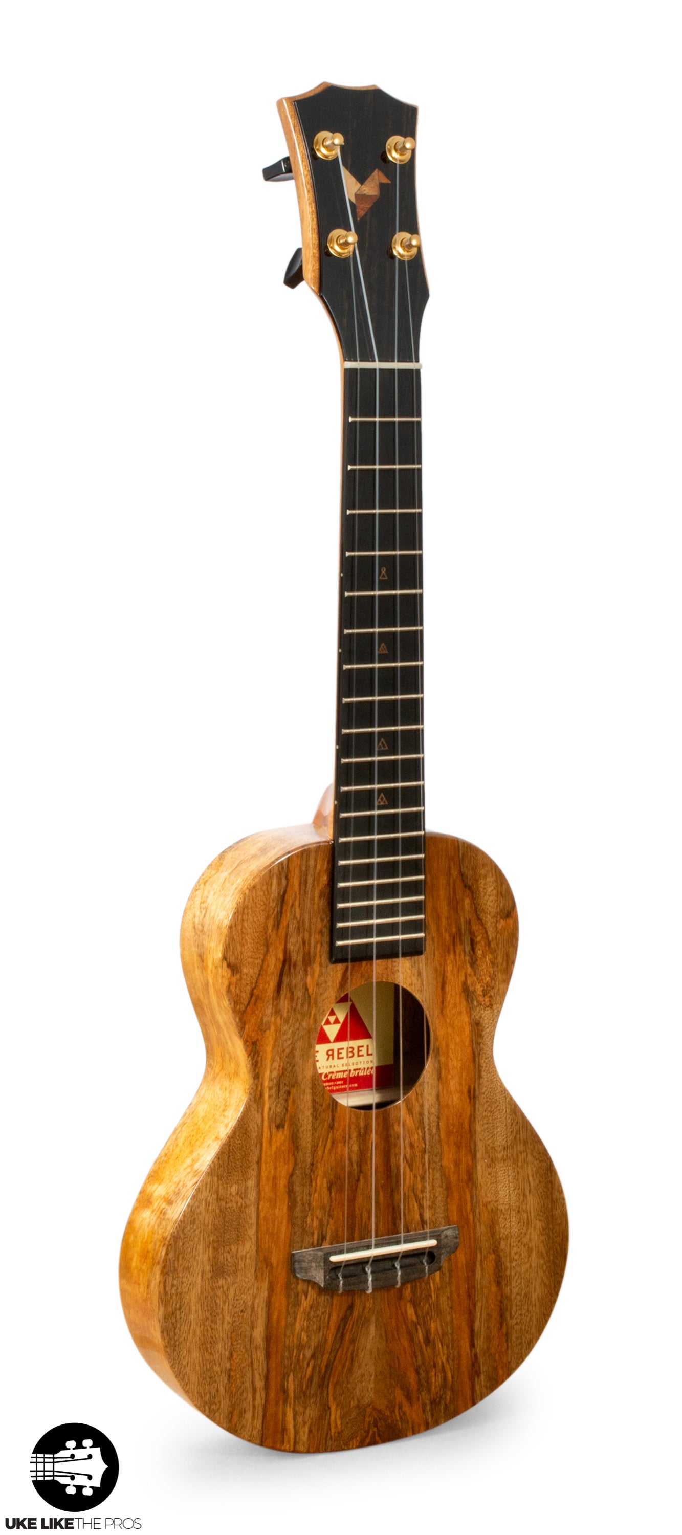 Rebel Creme Brulee Slimline Concert Ukulele Solid Mango "Melian"