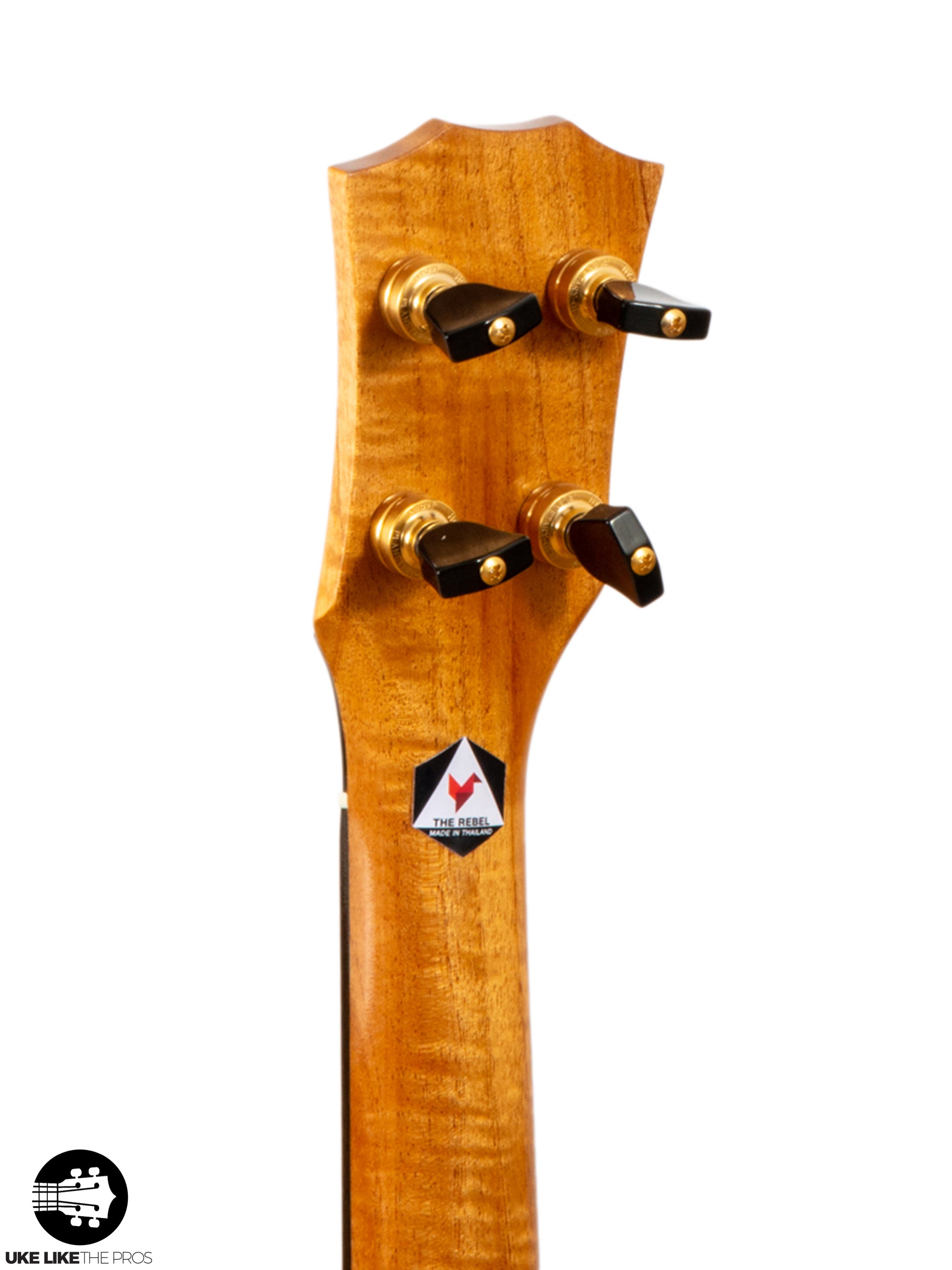 Rebel Creme Brulee Slimline Concert Ukulele Solid Mango "Melian"