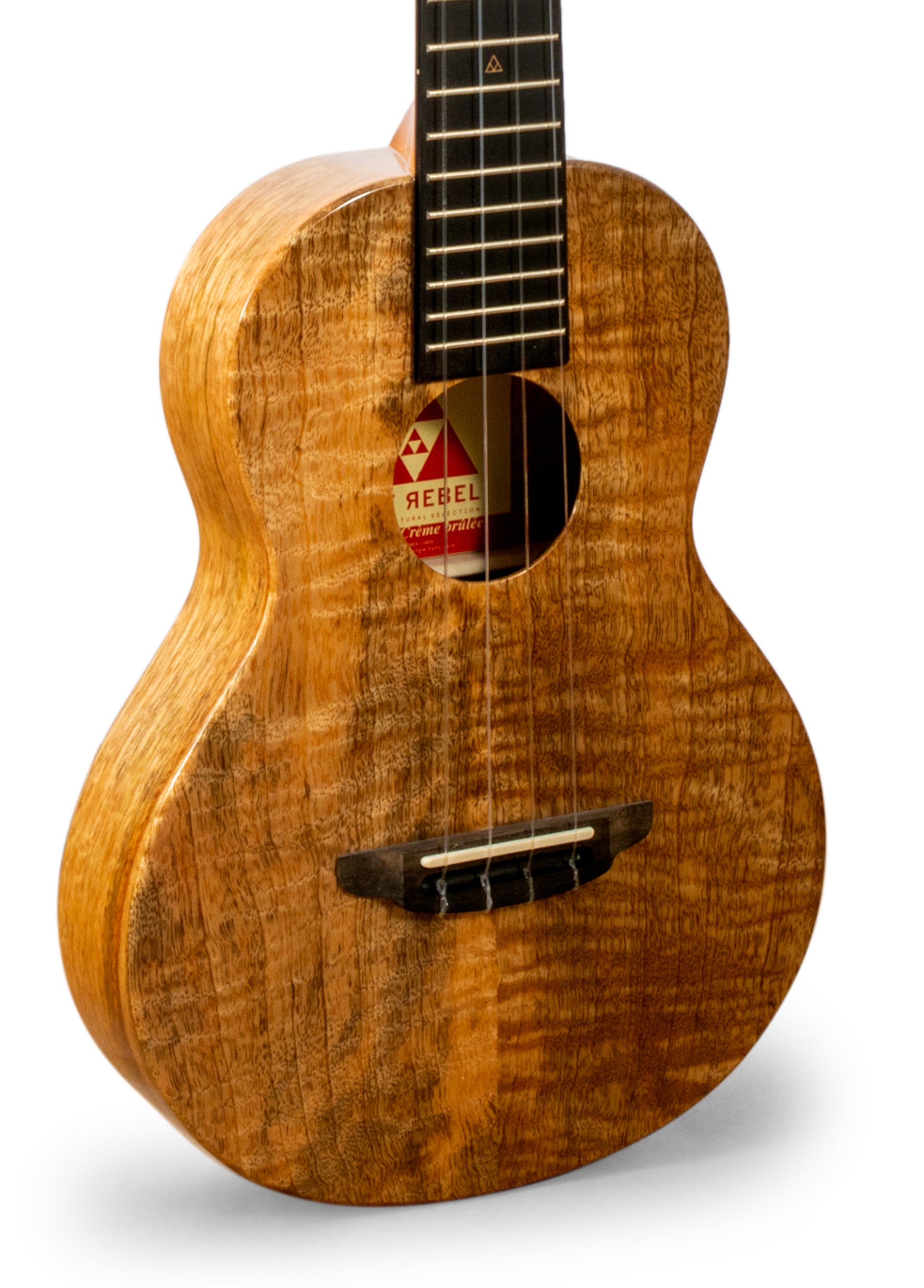 Rebel Creme Brulee Slimline Tenor Ukulele Solid Mango "Haleth"