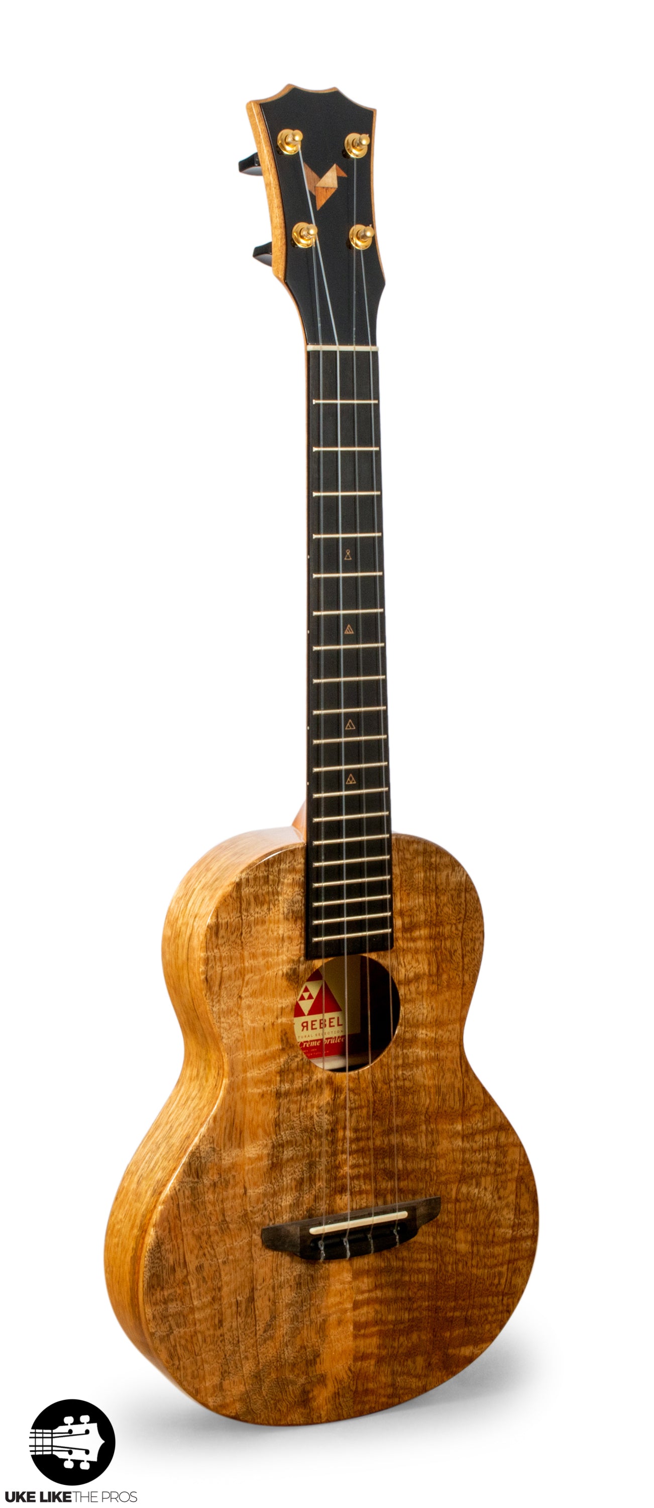 Rebel Creme Brulee Slimline Tenor Ukulele Solid Mango "Haleth"