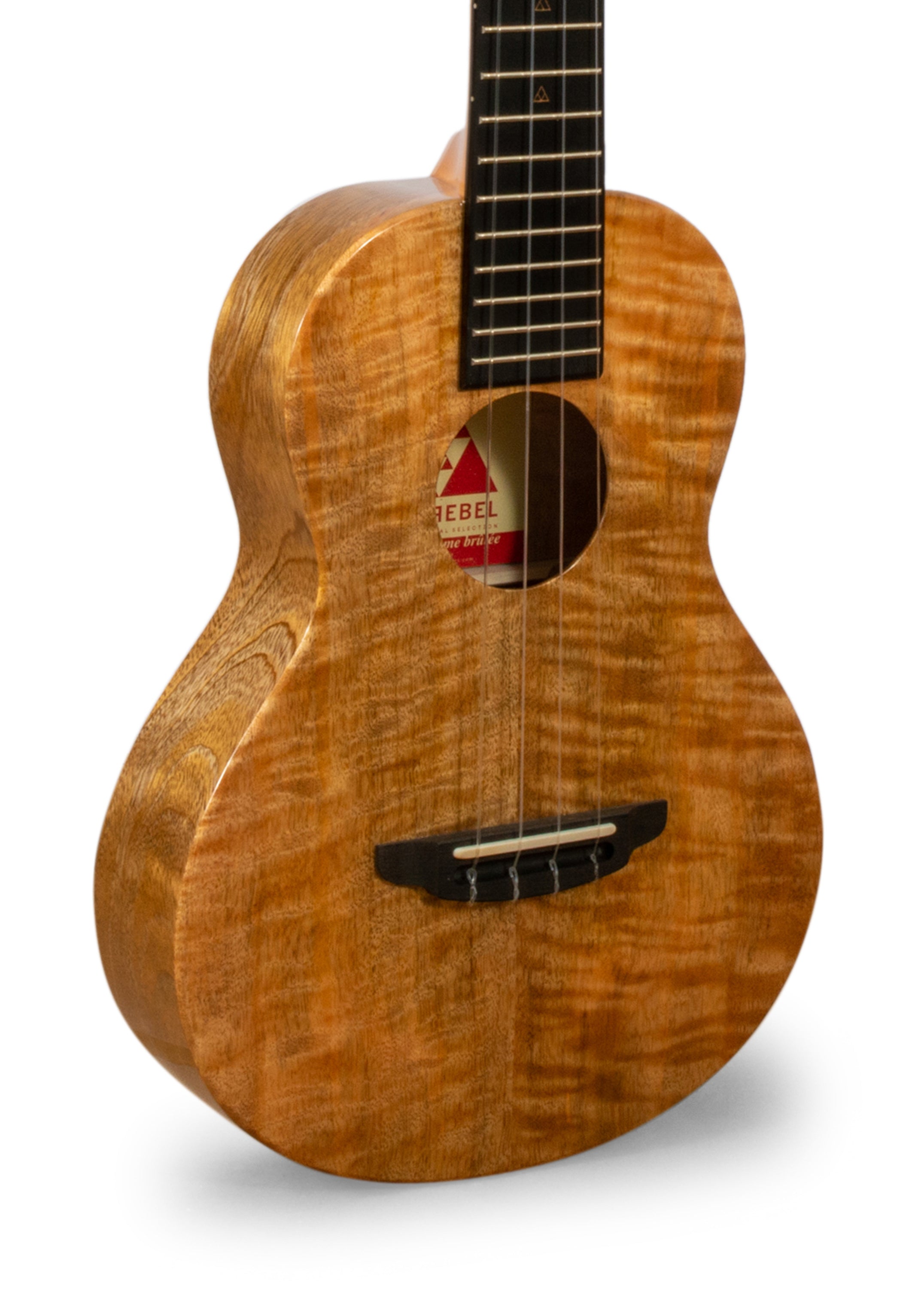 Rebel Creme Brulee Slimline Tenor Ukulele Solid Mango "Kylo"