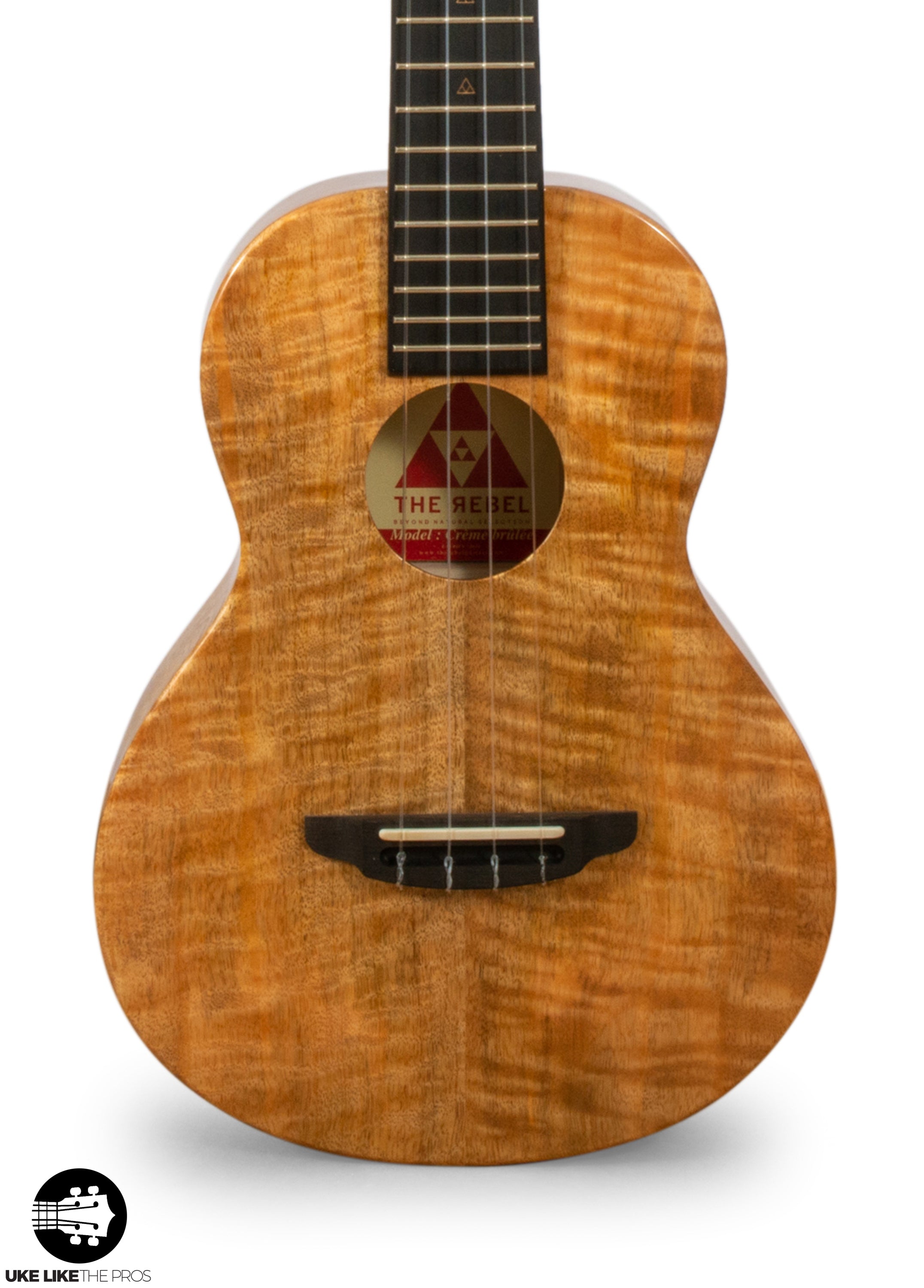 Rebel Creme Brulee Slimline Tenor Ukulele Solid Mango "Kylo"