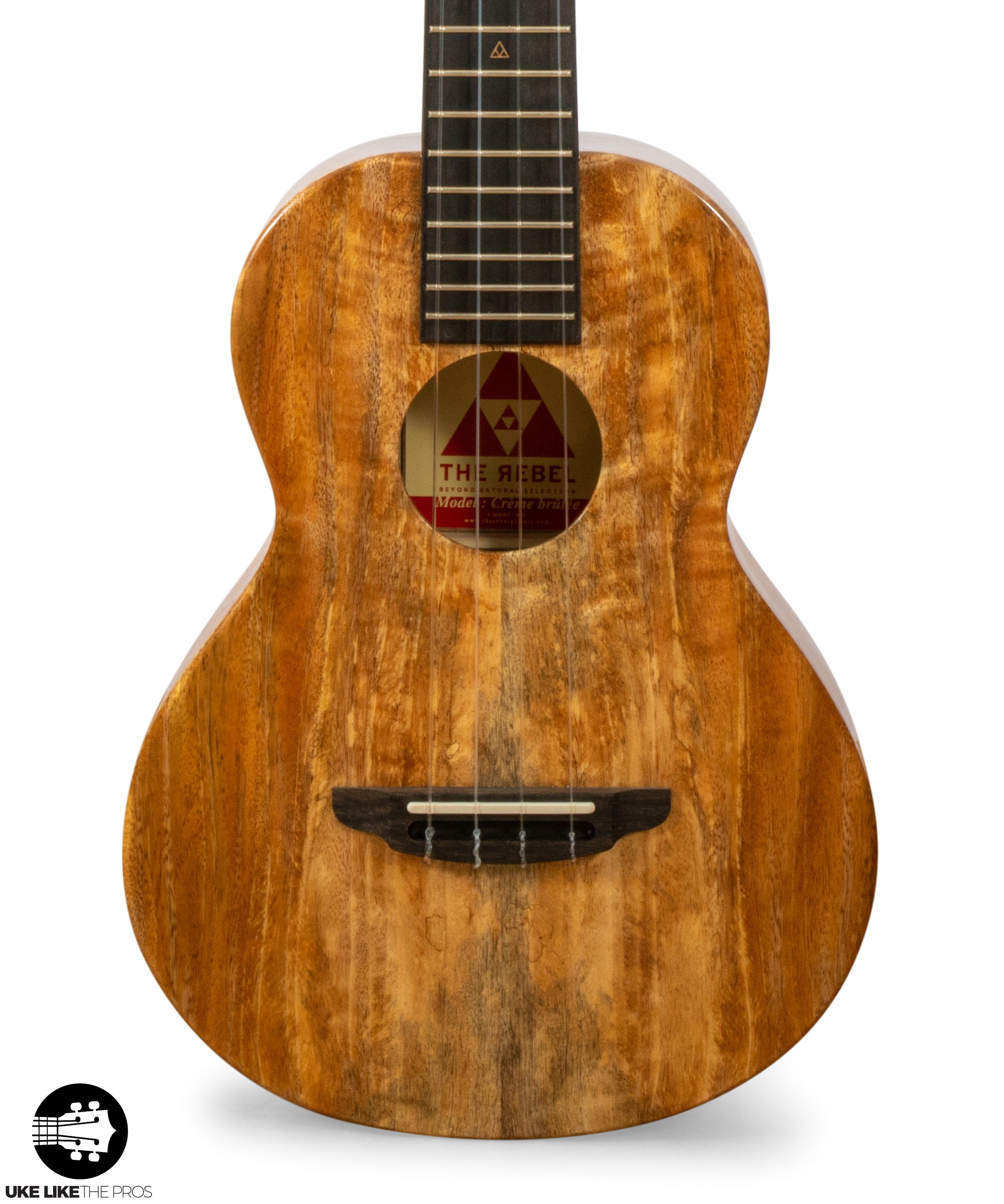 Rebel Creme Brulee Slimline Tenor Ukulele Solid Mango "Lia"