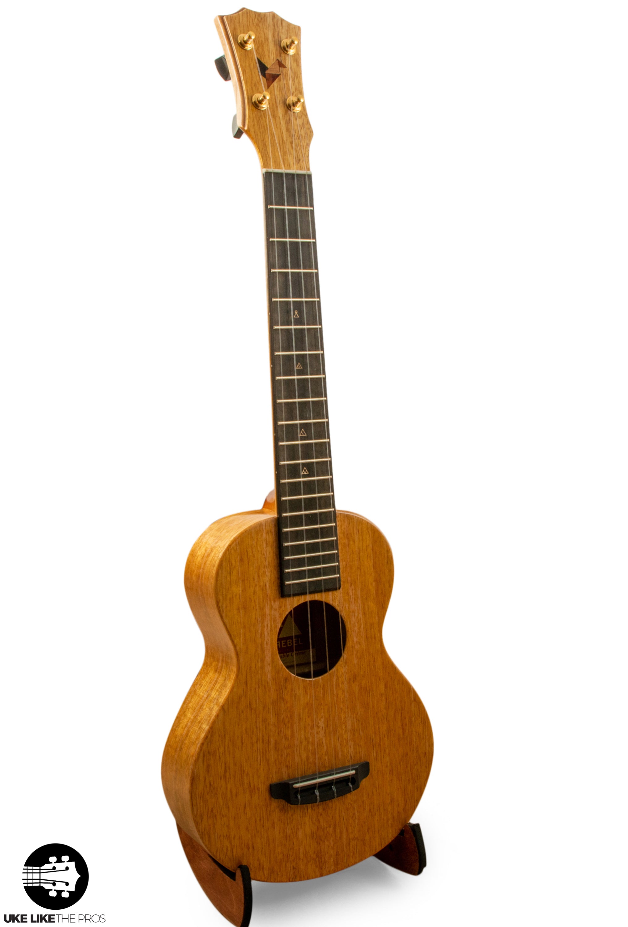 Rebel Double Creme Mango Super Concert Ukulele "Georgia" $50 OFF
