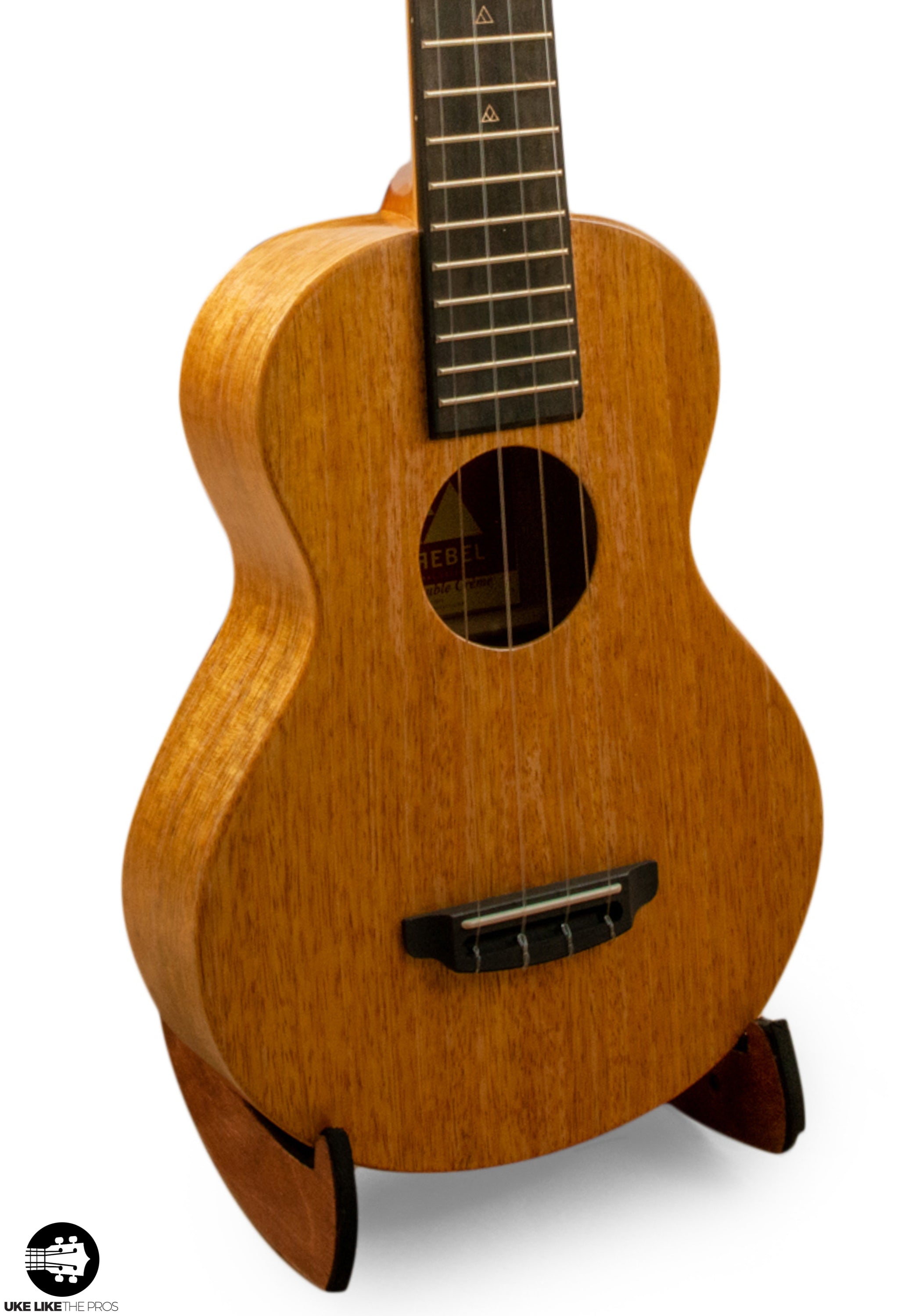 Rebel Double Creme Mango Super Concert Ukulele "Georgia" $50 OFF