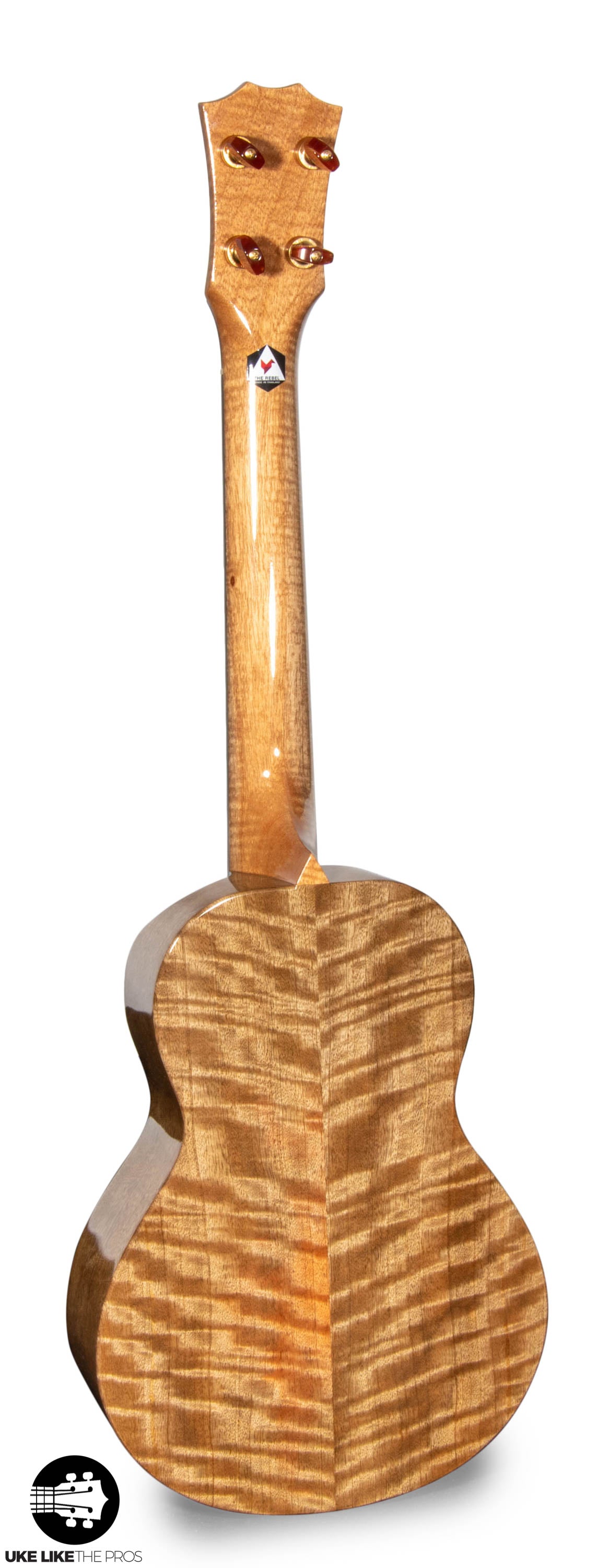 Rebel Prototype Double Creme Armrest Tenor Ukulele Solid Mango “Emmitt”