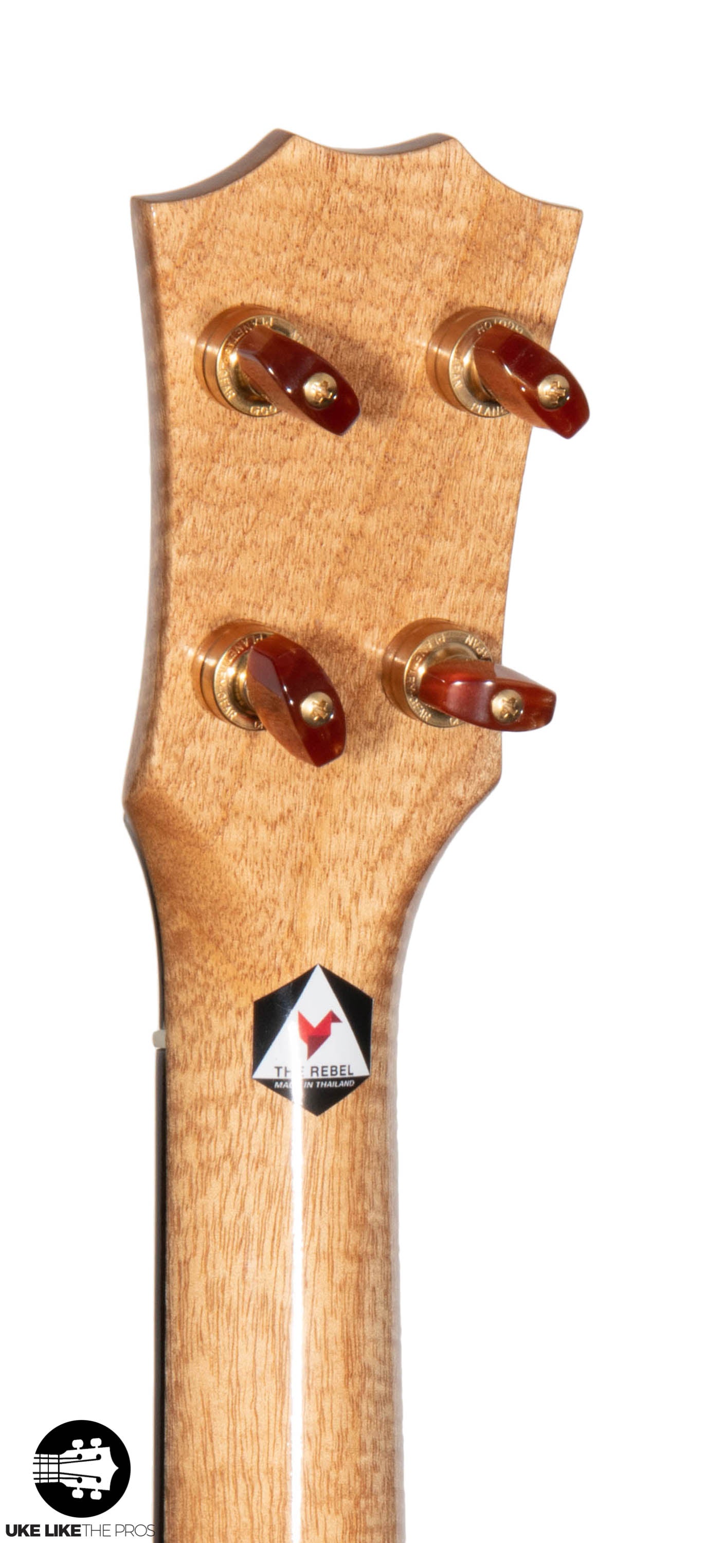 Rebel Prototype Double Creme Armrest Tenor Ukulele Solid Mango “Emmitt”