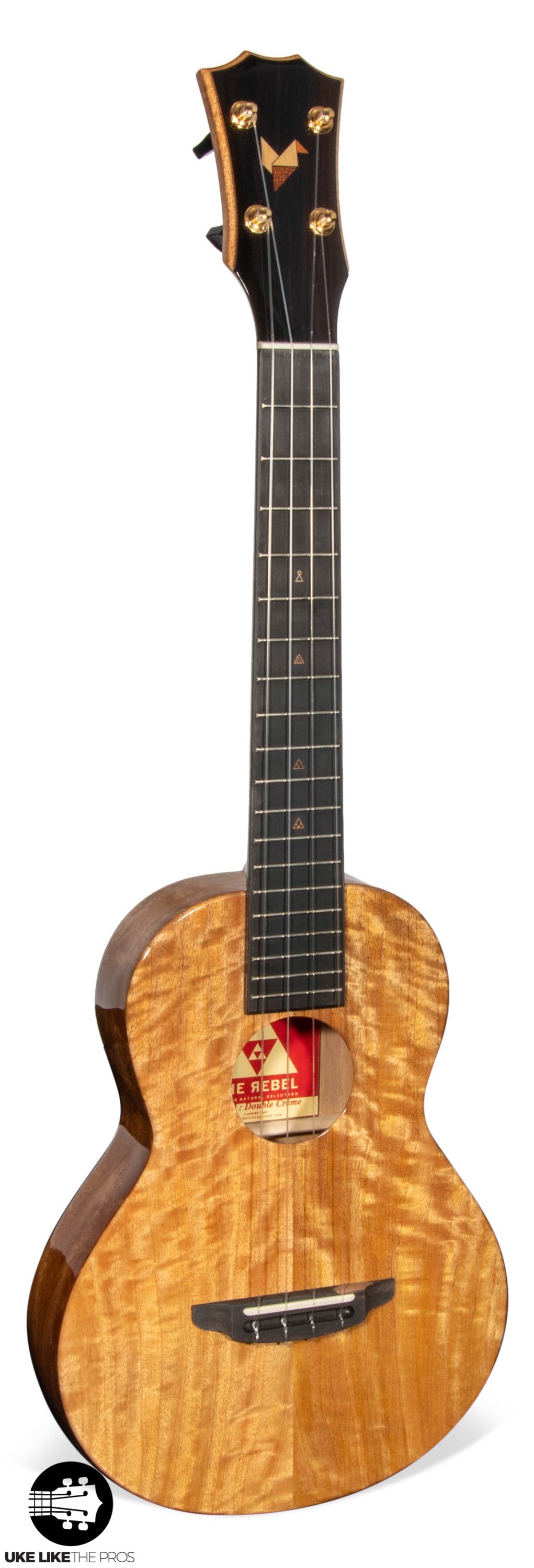 Rebel Creme Brulee Slimline Tenor Ukulele Solid Mango "Bambam" ULTP Top Rated