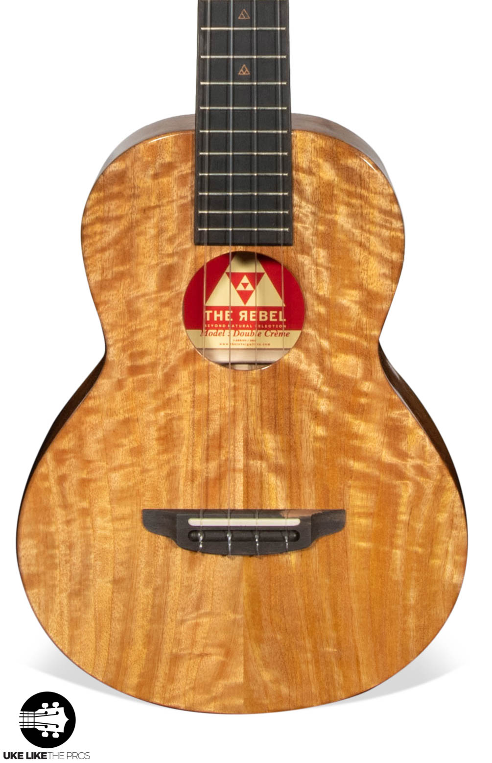 Rebel Creme Brulee Slimline Tenor Ukulele Solid Mango "Bambam" ULTP Top Rated