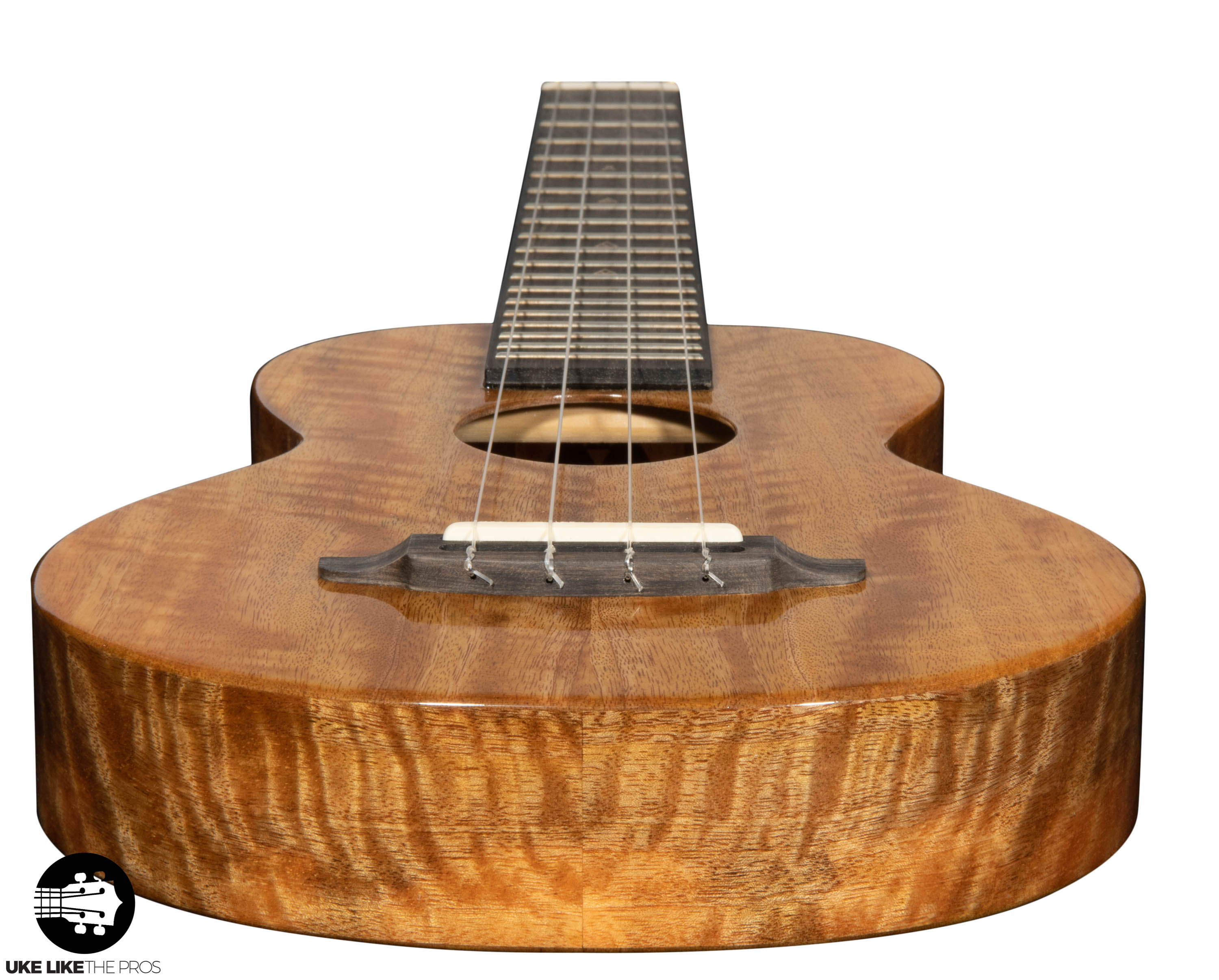 Rebel Double Creme Longneck Super Concert Slimline Ukulele Solid Mango “Deebo”