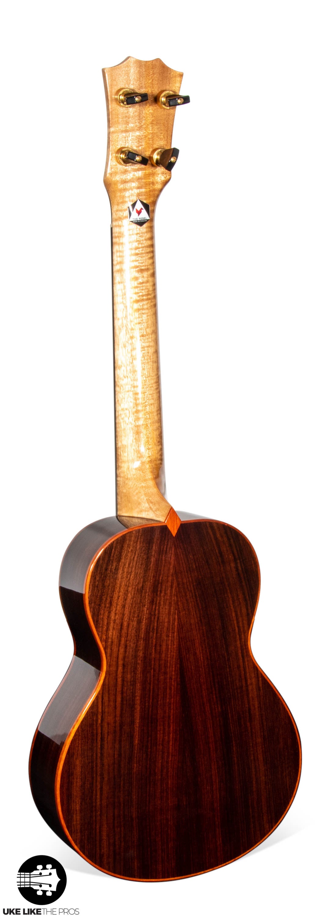 Rebel Double Invictus Tenor Ukulele Solid Cedar Top Rosewood "Finnigan"