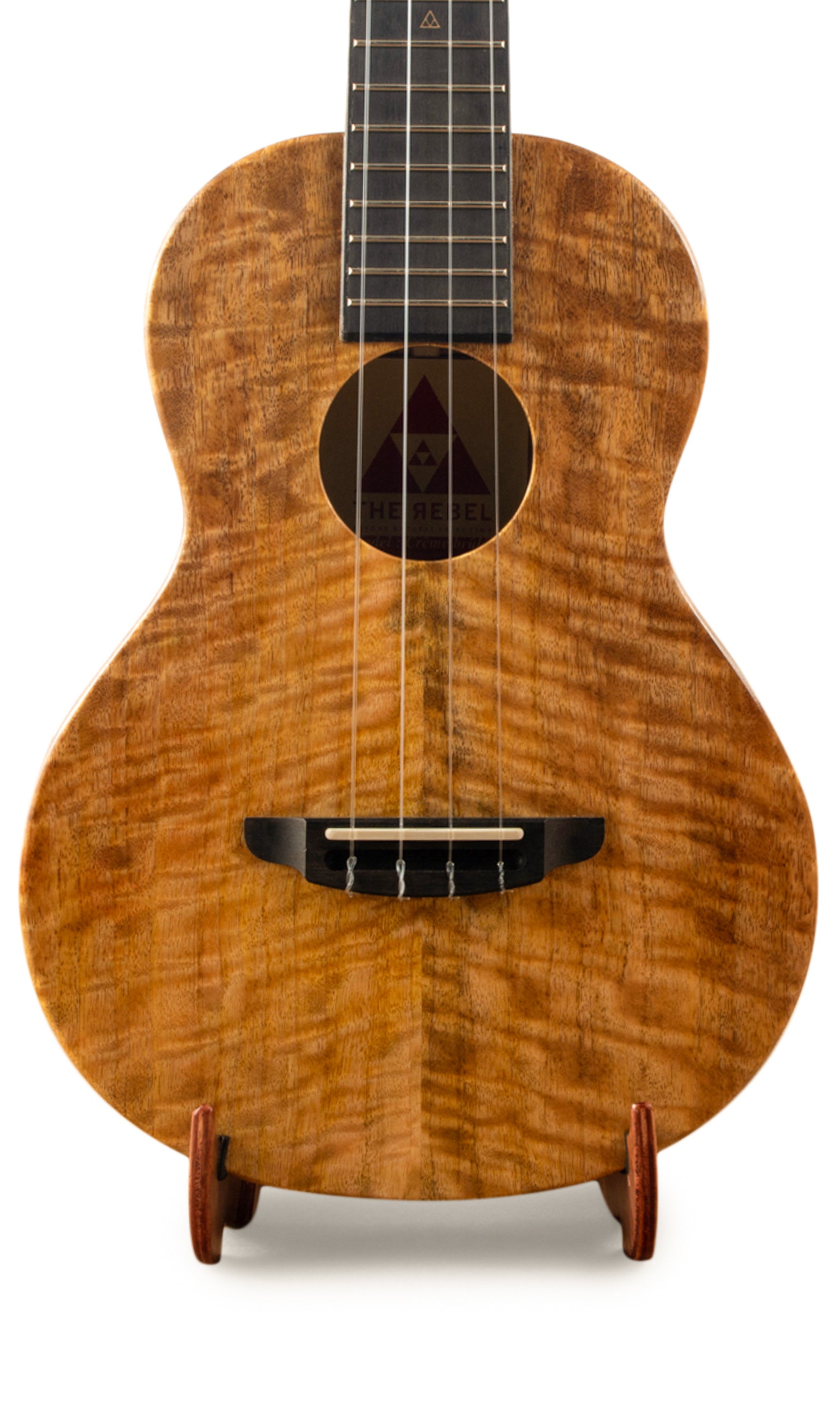 Rebel Creme Brulee Slimline Tenor Ukulele Solid Mango "Moon Knight"